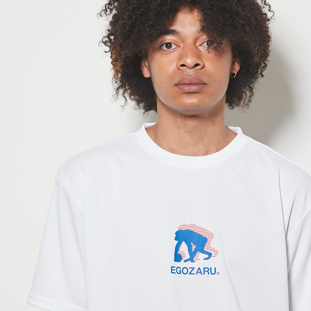 ワイドジオメトリック バックプリント Tシャツ