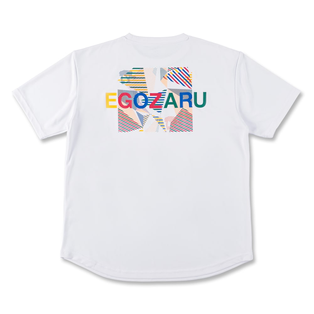 ワイドジオメトリック バックプリント Tシャツ