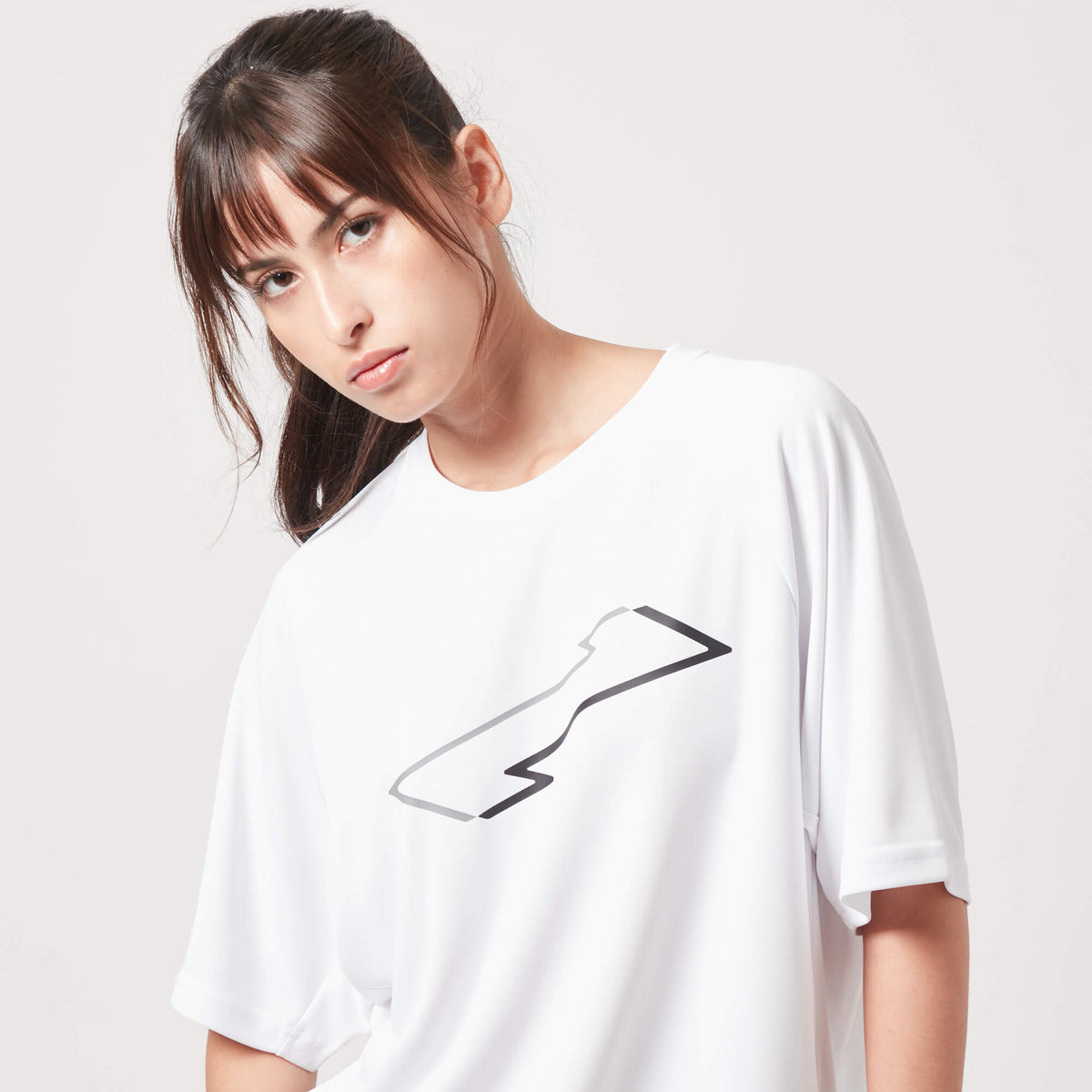 BIGシルエット スイッチクランク Tシャツ