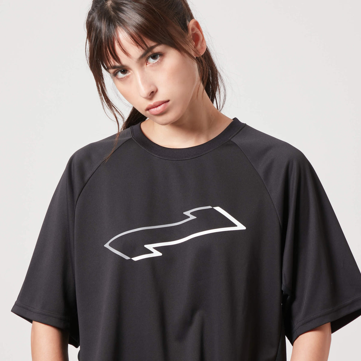 BIGシルエット スイッチクランク Tシャツ