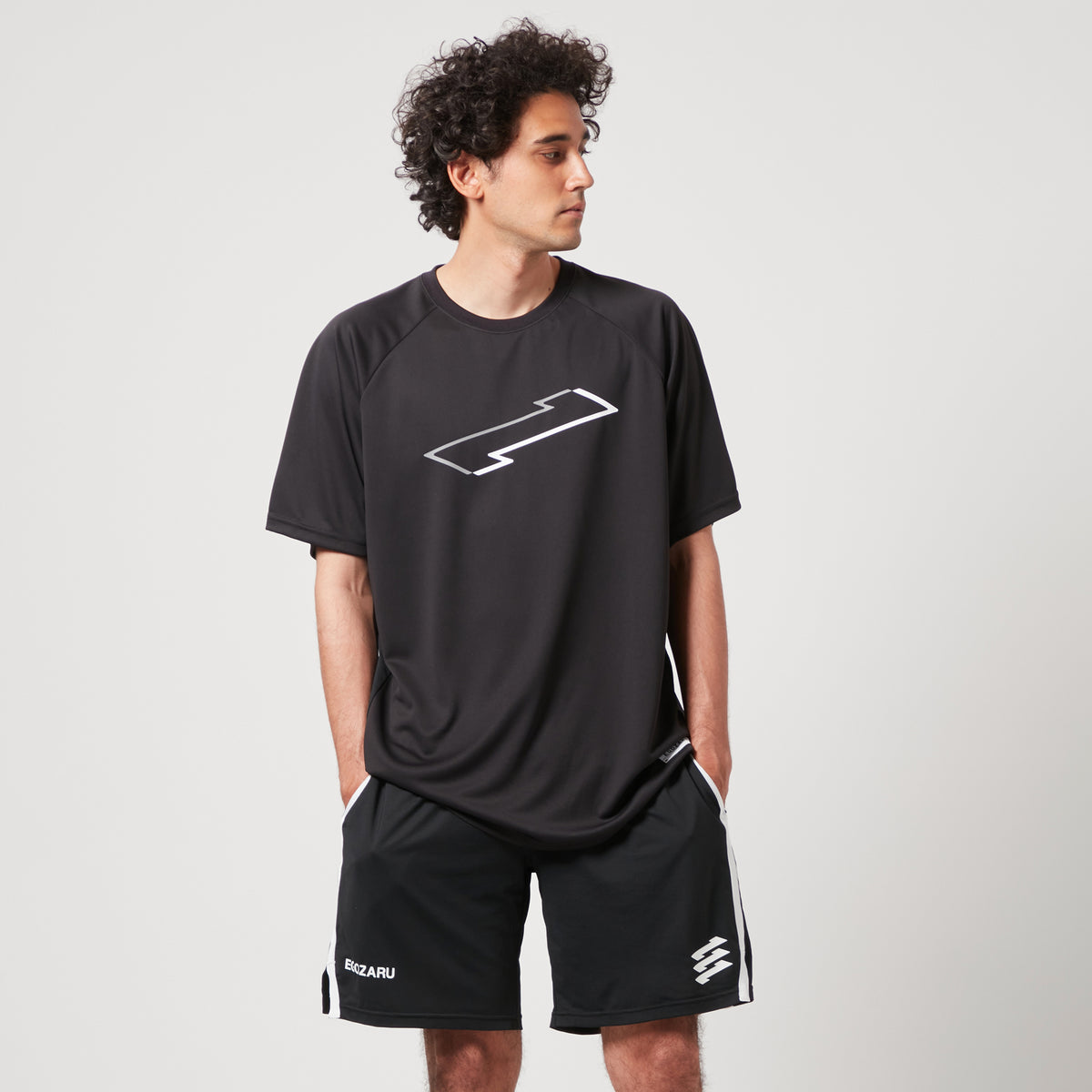 BIGシルエット スイッチクランク Tシャツ