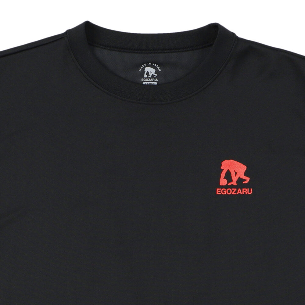 Flame Back Print Long T-Shirt