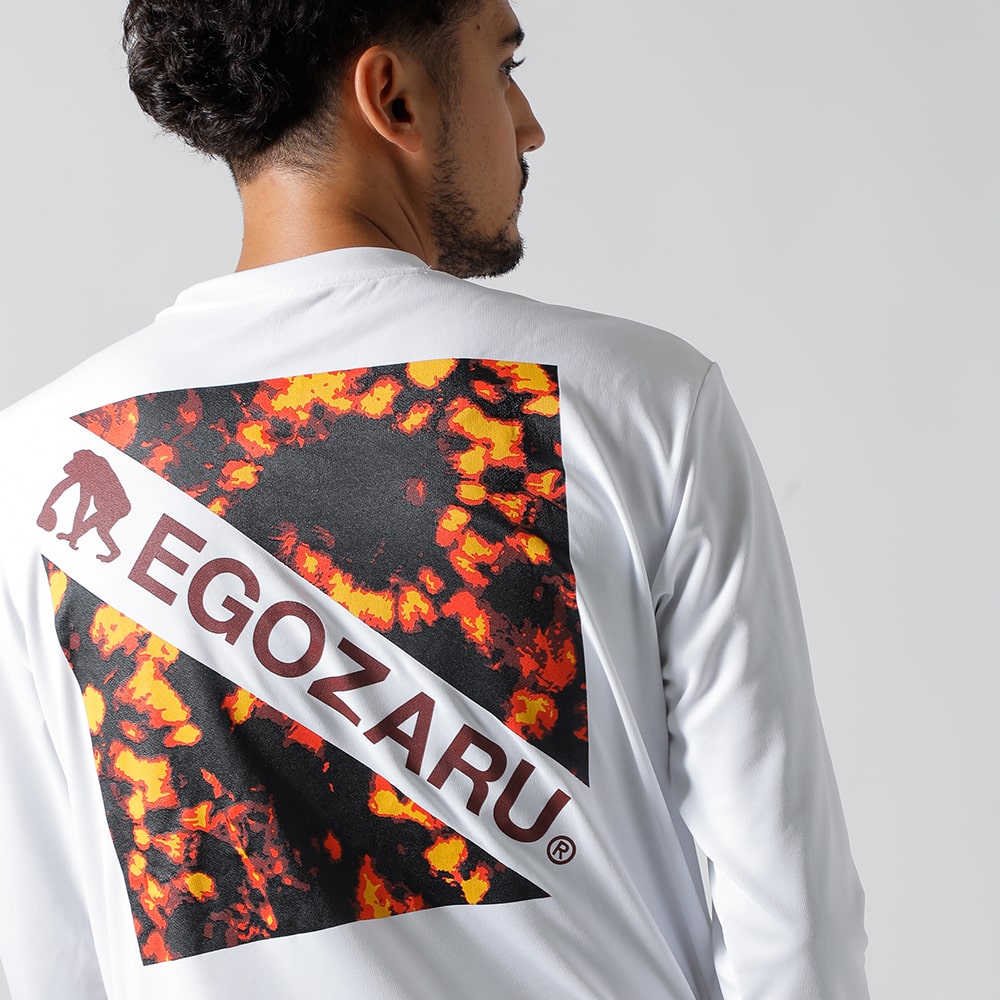 Bleach Back Print Long Sleeve T-shirt