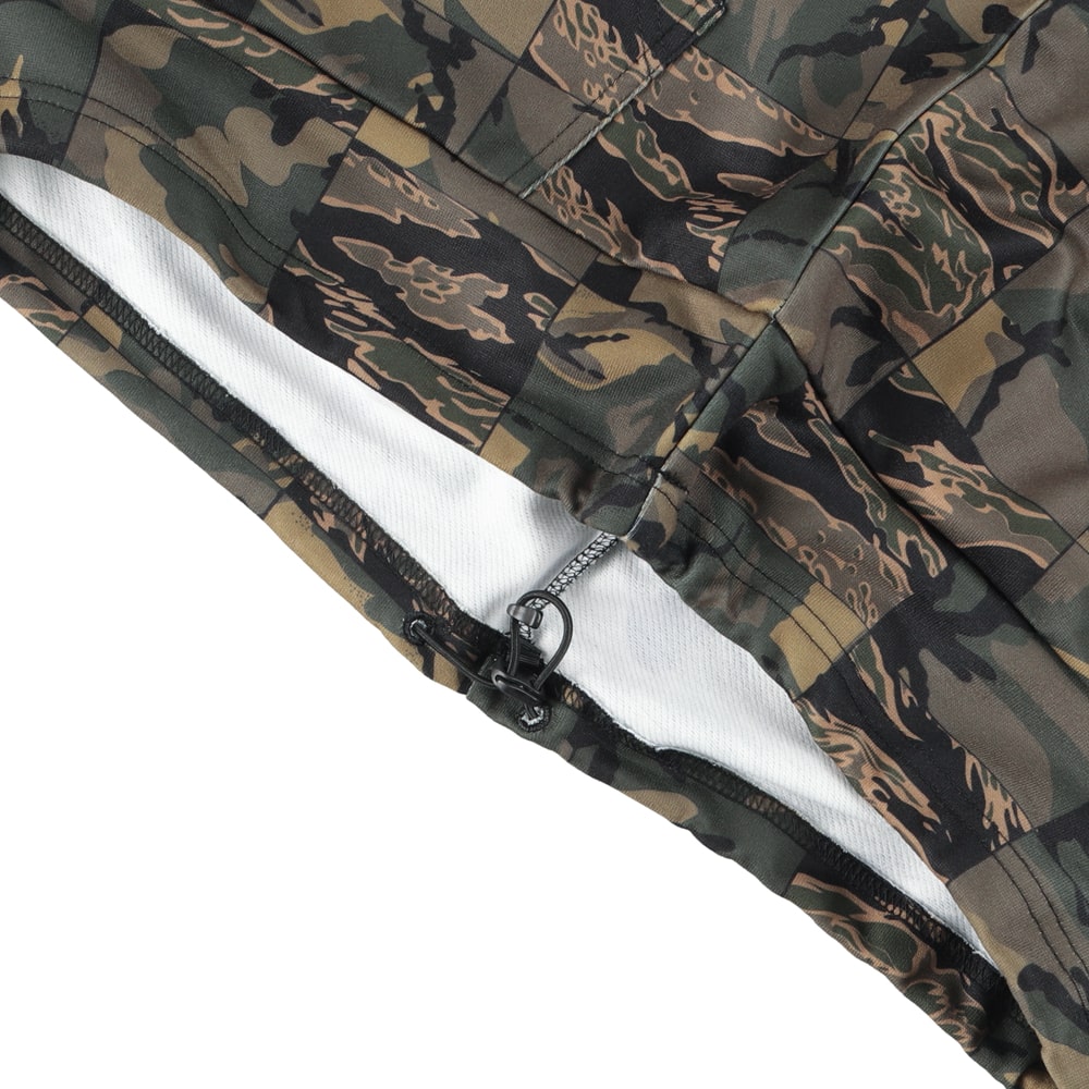 Printed sweat parka