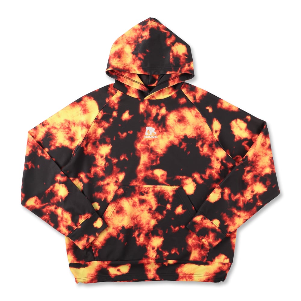 Printed sweat parka