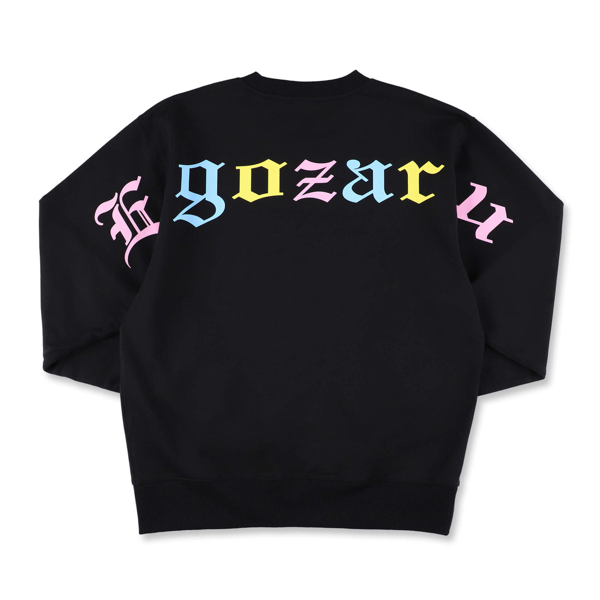 Multicolor Over -sized Dos Wet Crew Neck (EZBH)