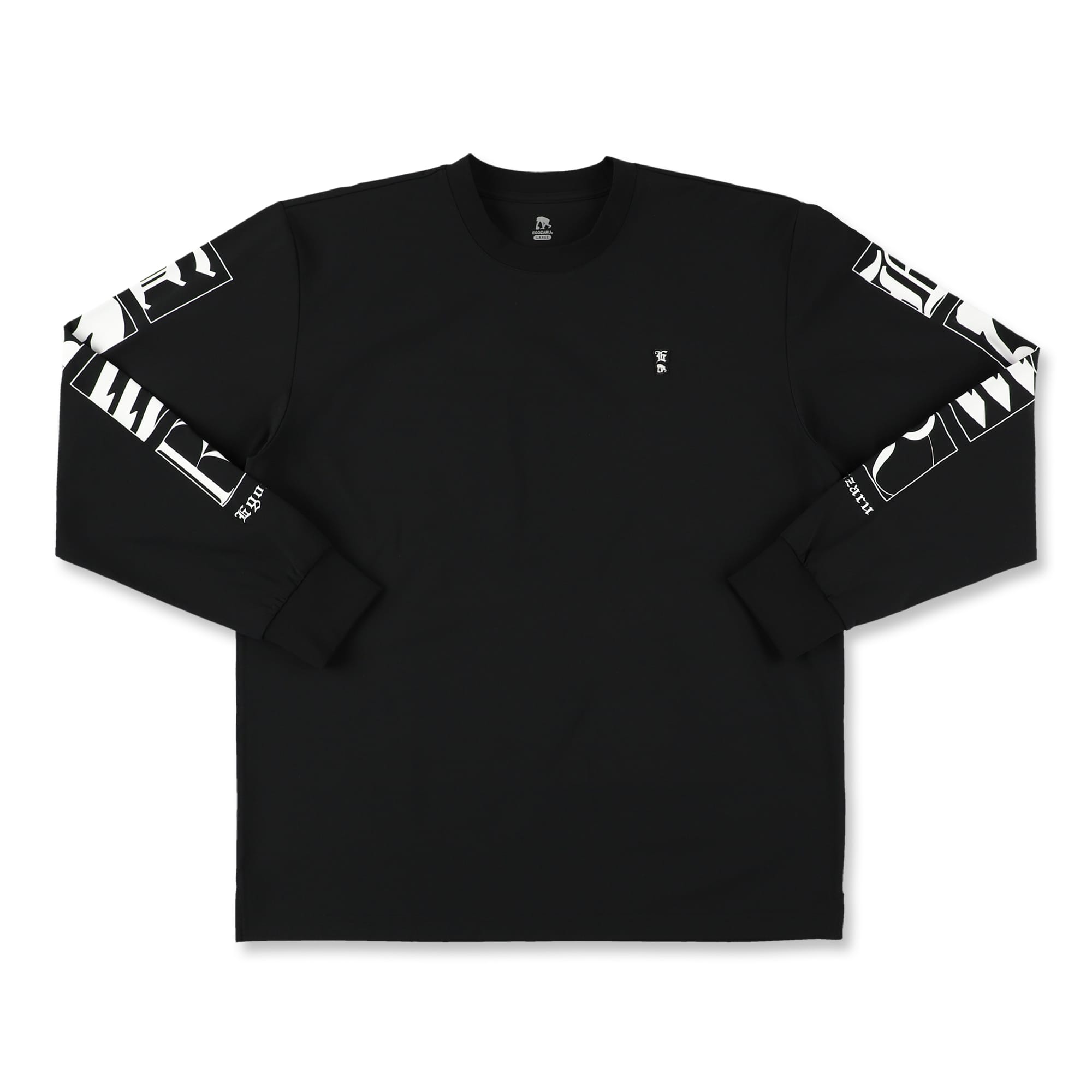 【新品未開封品】エゴザル　ロンT　バスパンL　セットアップ マルチフォントオーバーサイズドロングスリーブTシャツ(EZBH