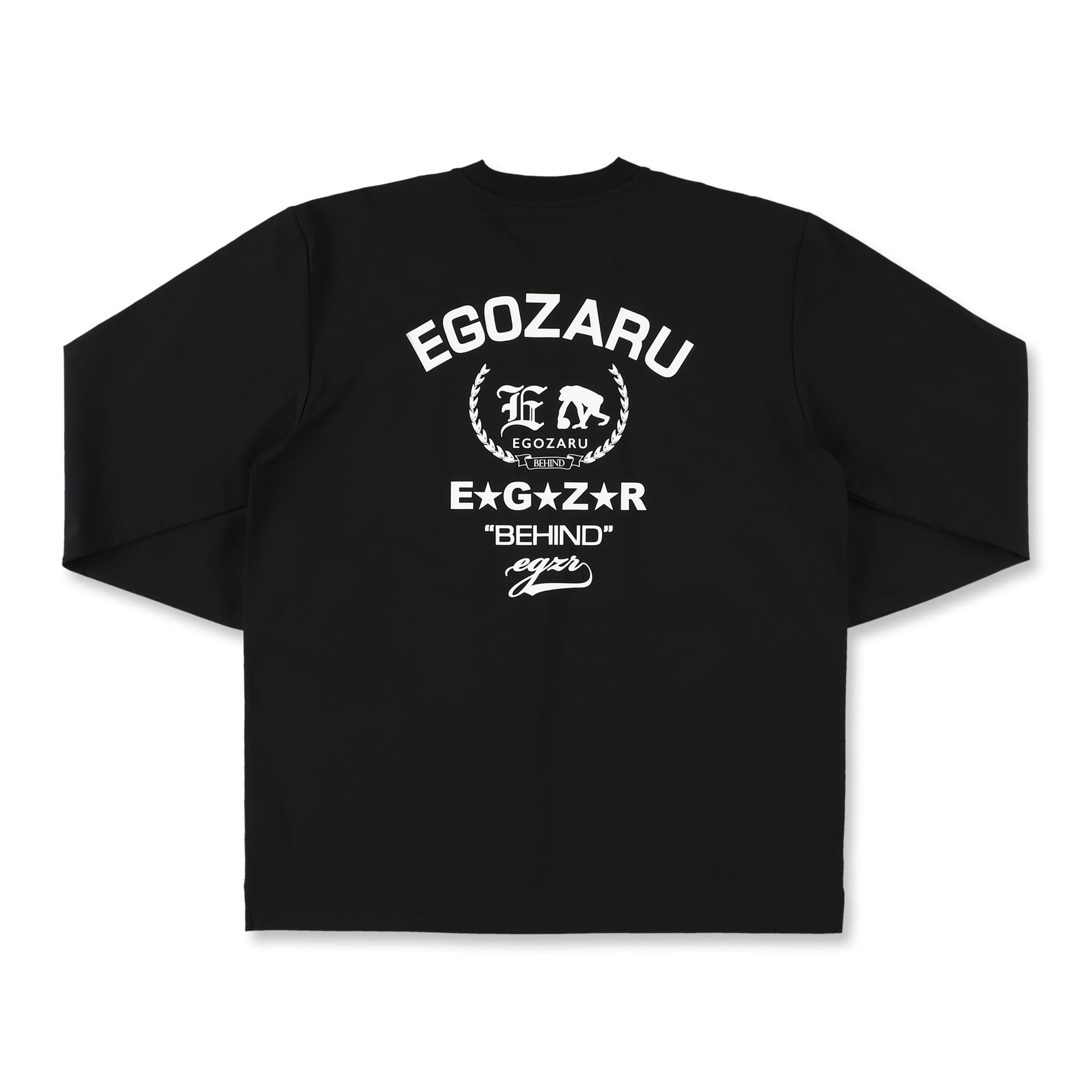 mz.15様ご依頼用38 Eエンブレム オーバーサイズド ロングスリーブTシャツ(EZBH