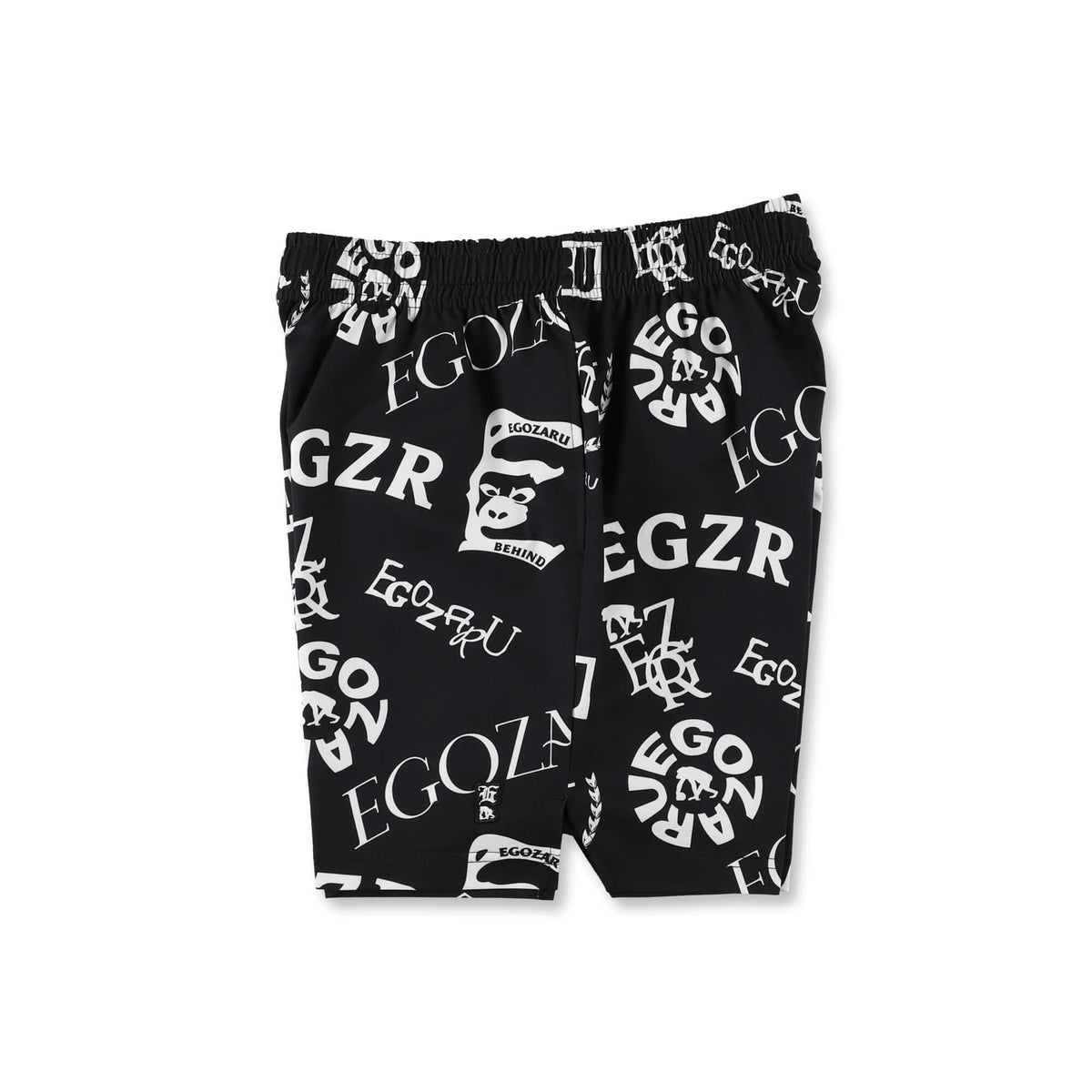 [ひざ上丈]ミックスロゴ カットオフショートパンツ(EZBH)