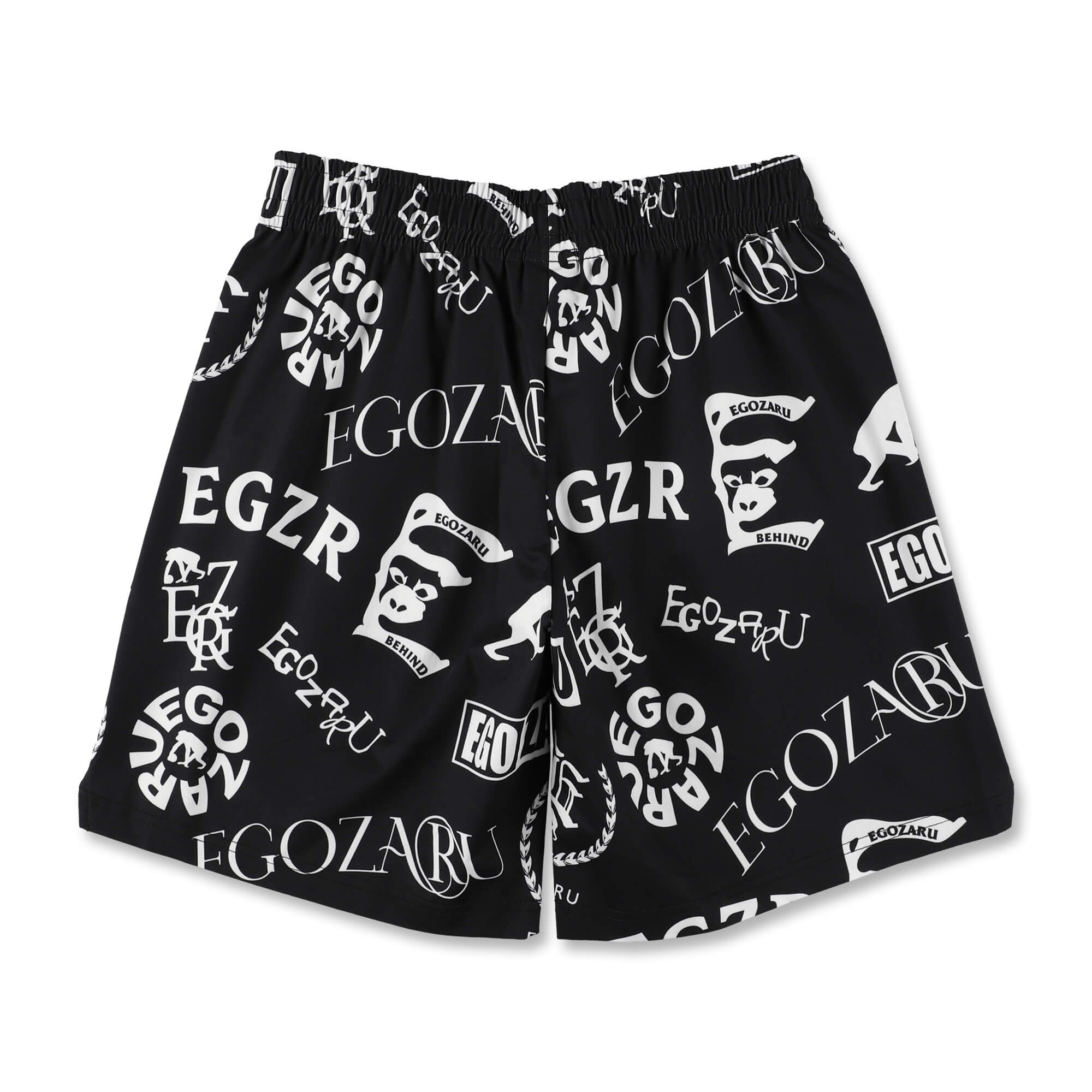 Length above knee] Mixed logo cut-off shorts (EZBH) – EGOZARU