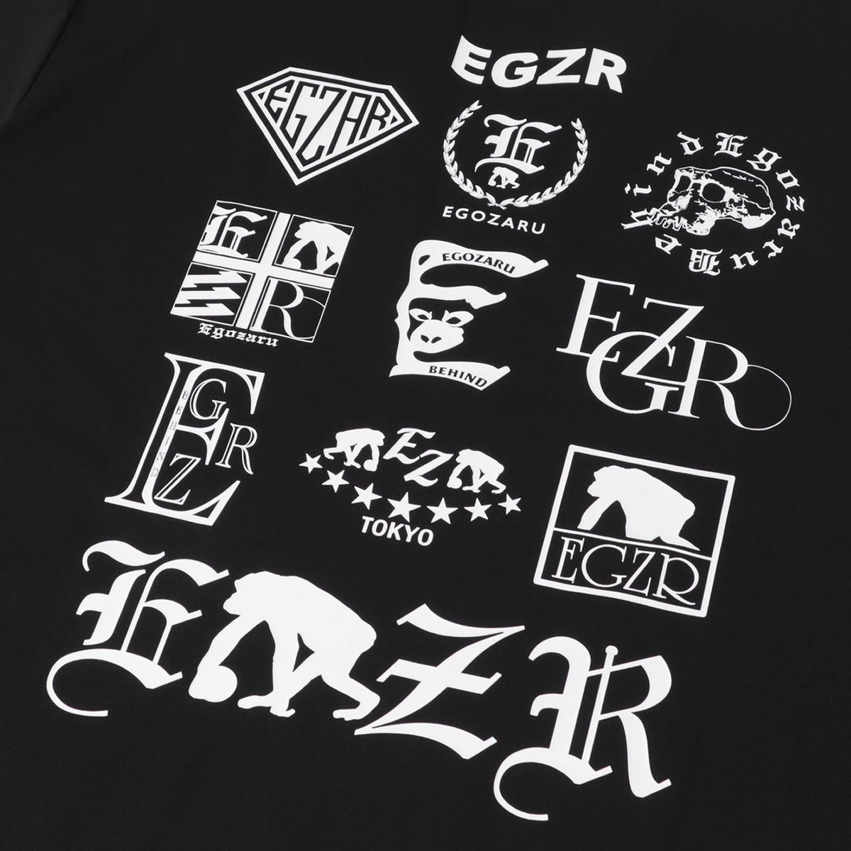 マルチビハインド オーバーサイズド Tシャツ(EZBH)