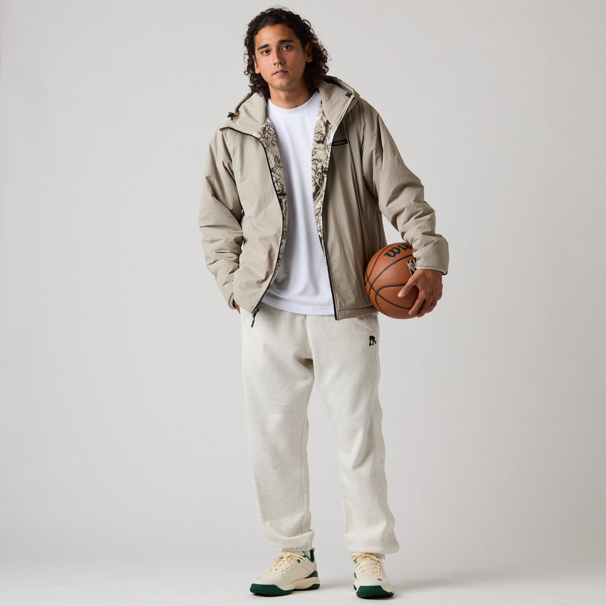 Reversible boa fleece jacket