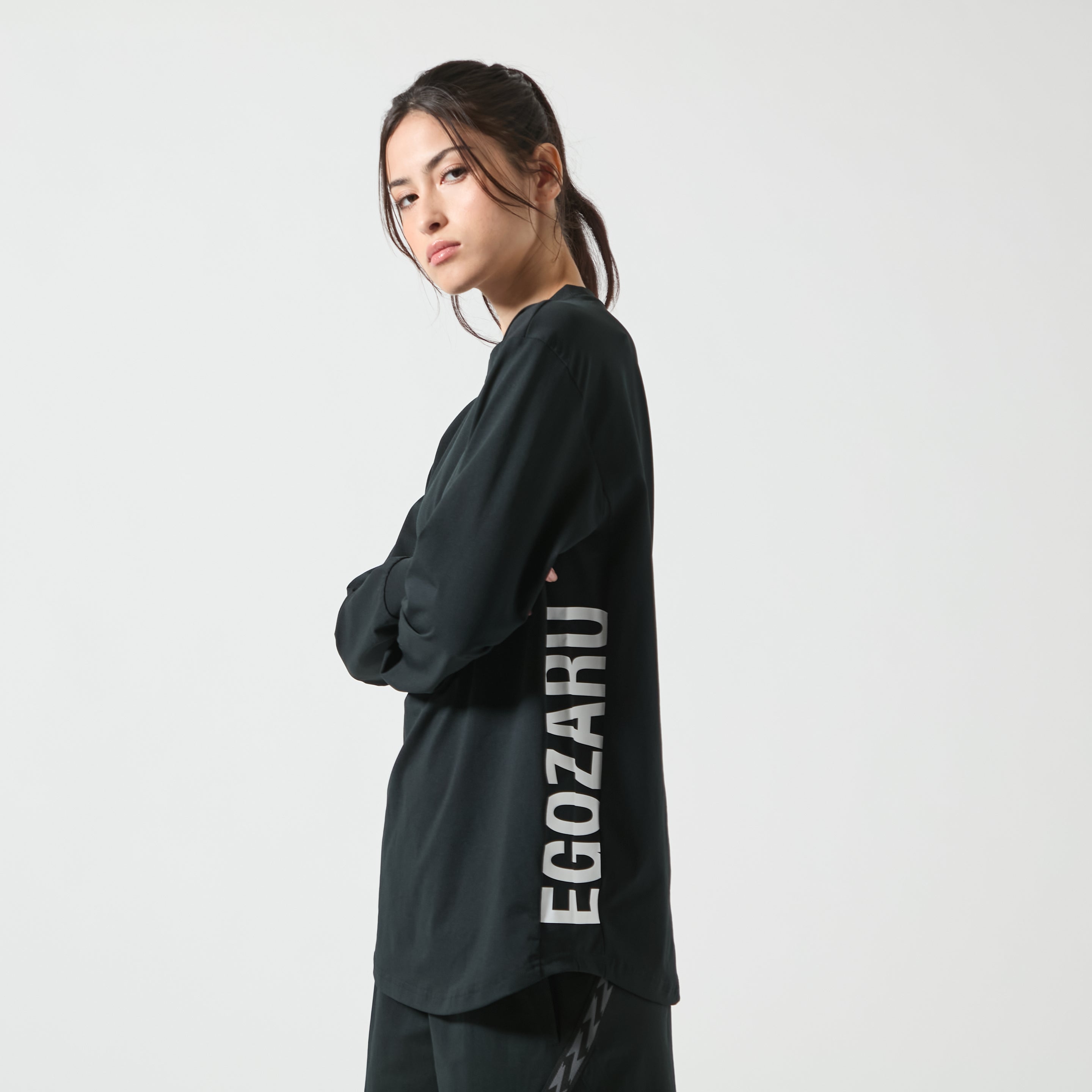 EZサイドパネル ロングスリーブTシャツ – EGOZARU ONLINE STORE