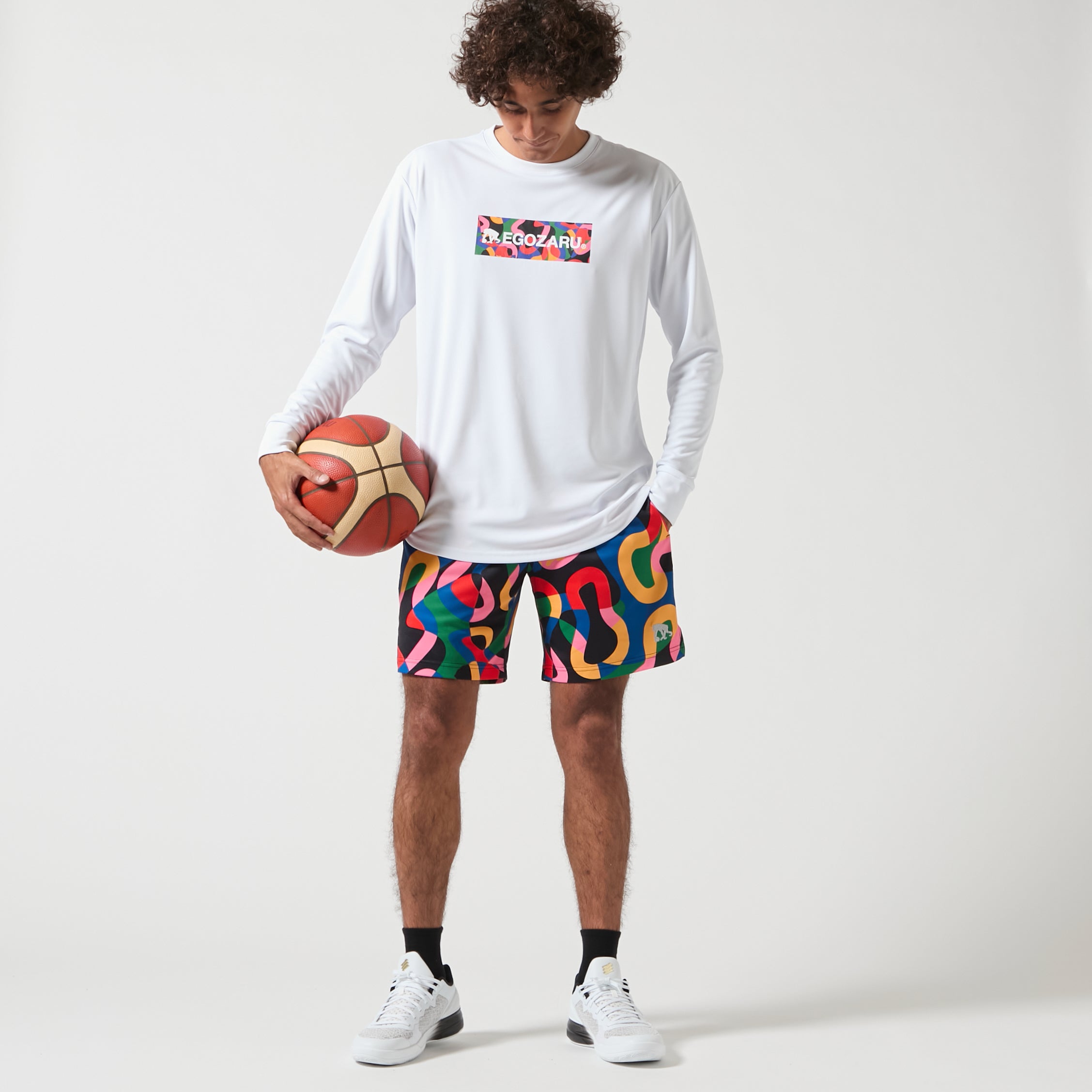 ポップパターンボックスロゴ ロングスリーブTシャツ – EGOZARU ONLINE