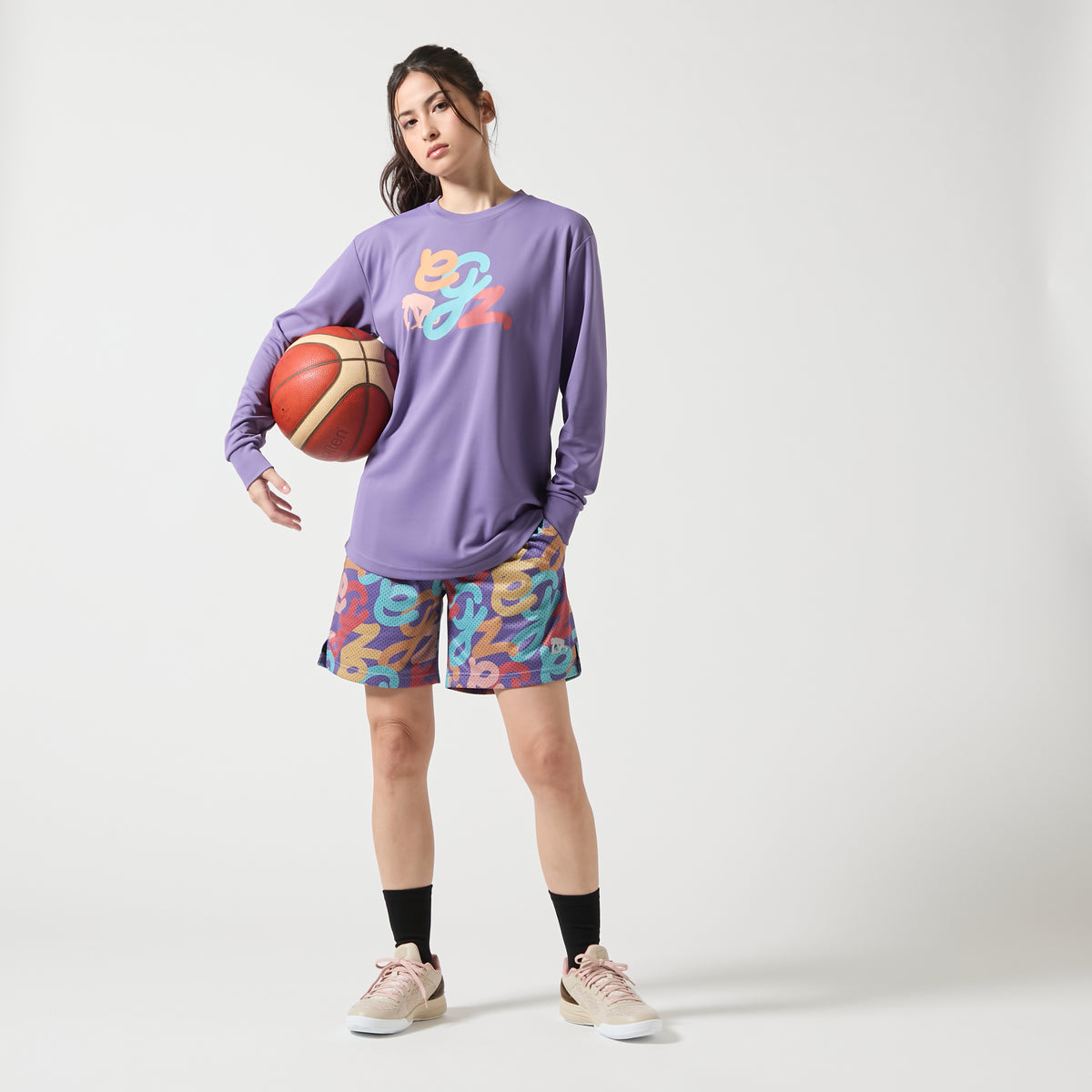 Multi-Script Long Sleeve T-shirt