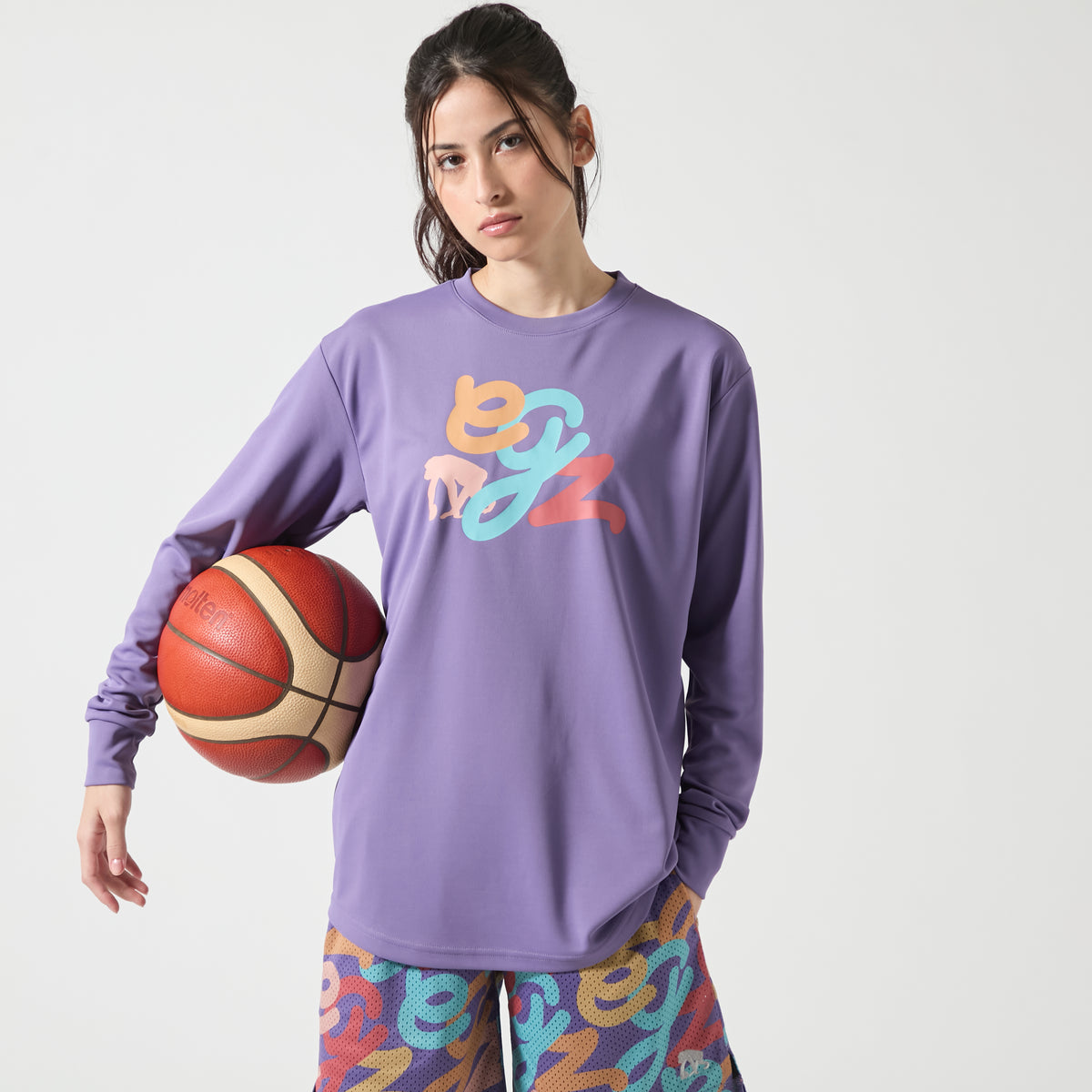Multi-Script Long Sleeve T-shirt