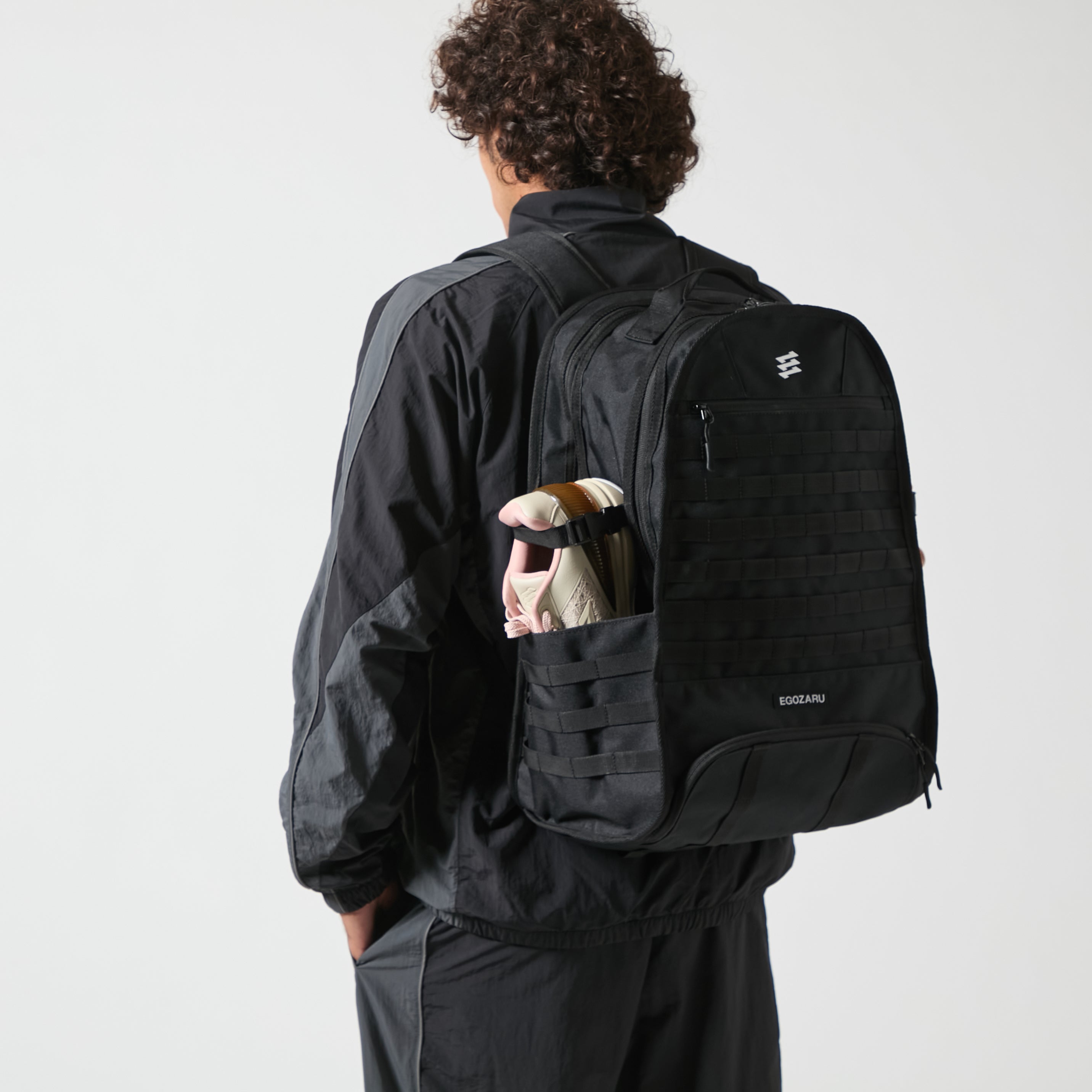 EGOZARU バックパック ブラック バスケ リュック エゴザル EGOZARU ボックスバッグパック40X