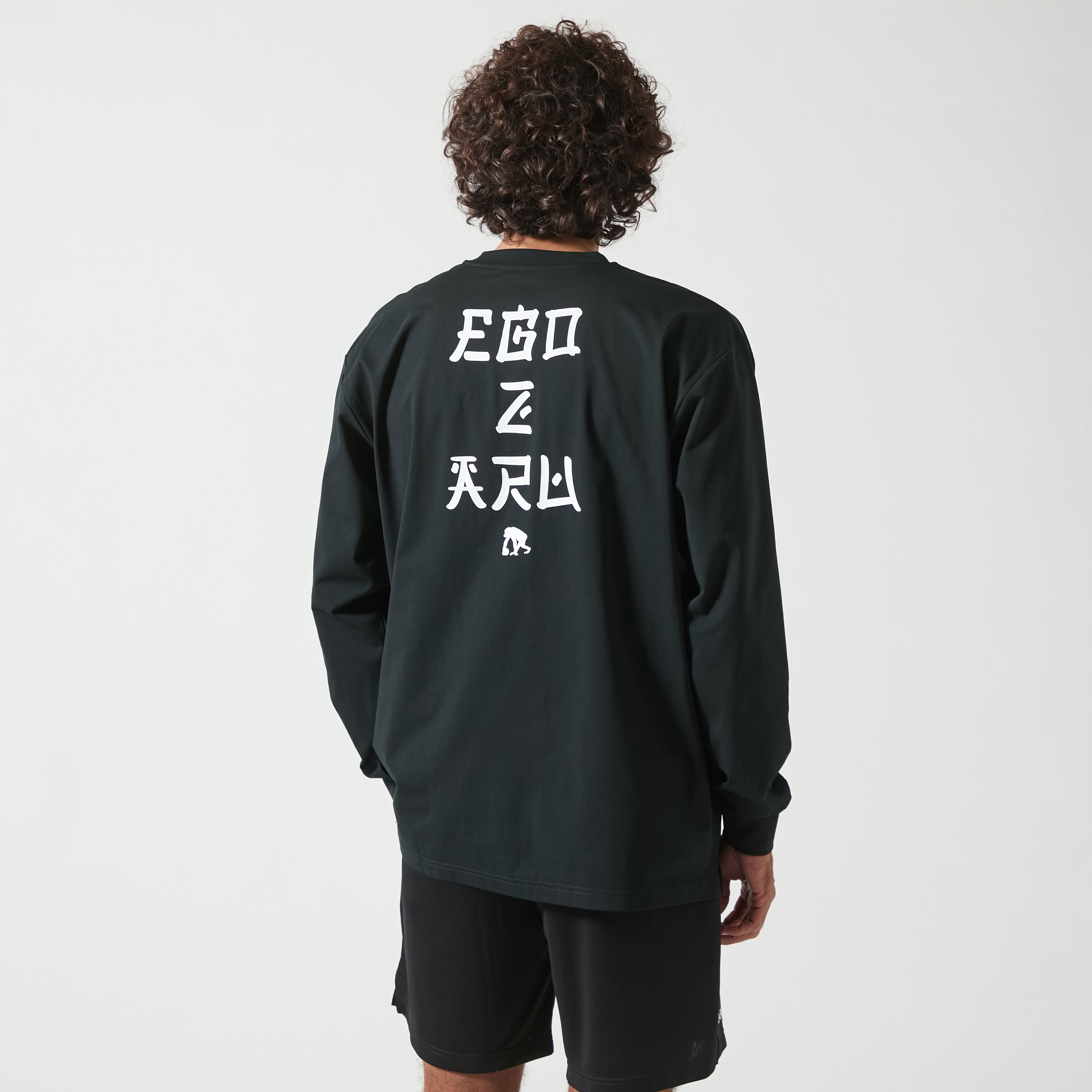 BIGシルエット オリエンタルロゴ ロングスリーブTシャツ – EGOZARU