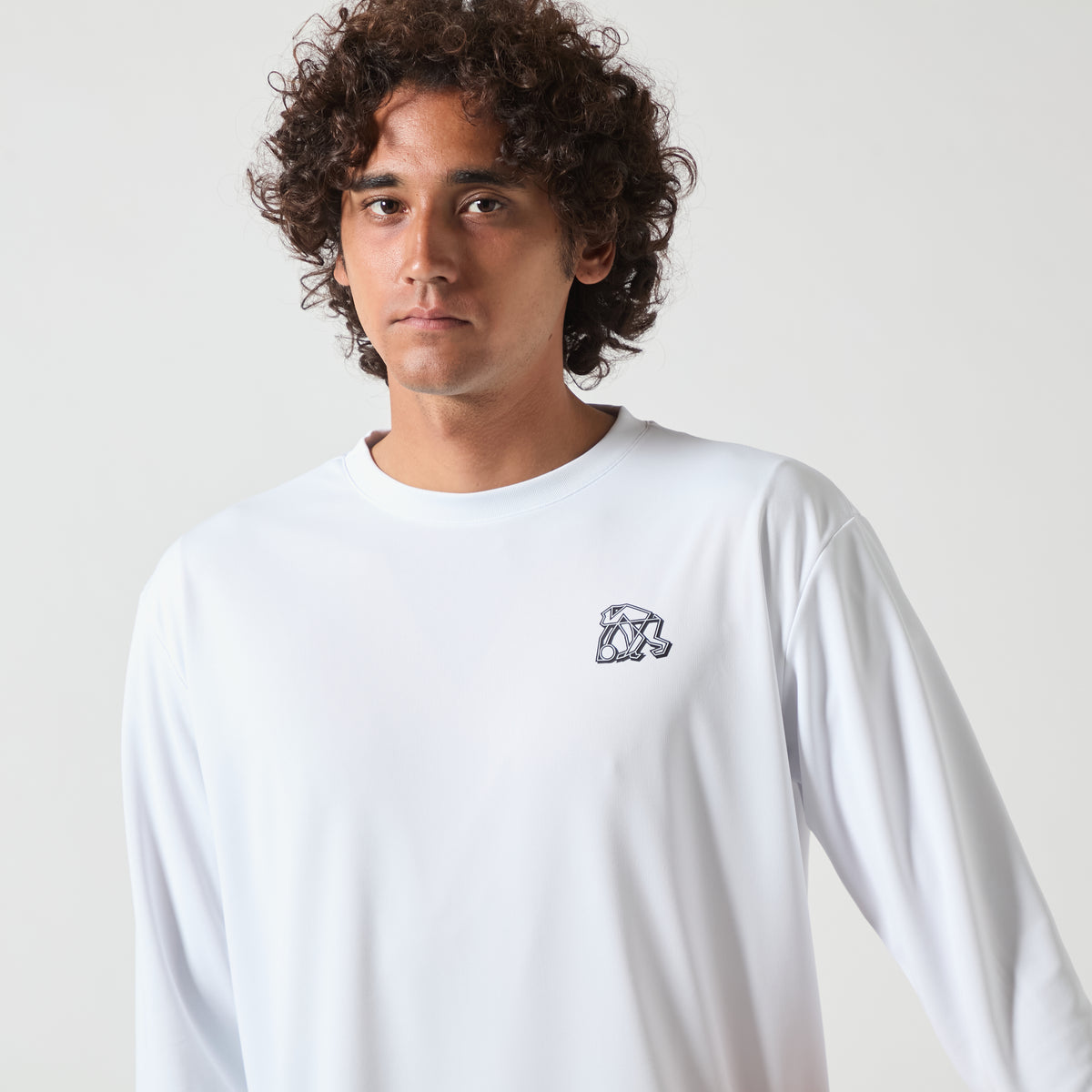 キュビズムロゴ ロングスリーブTシャツ