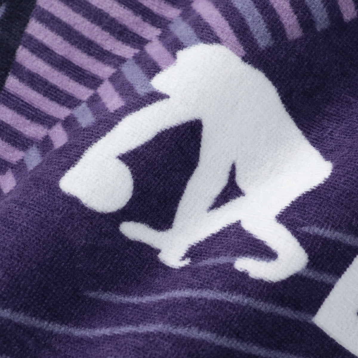 ワイドジオメトリック ソリッドカラー スポーツフェイスタオル