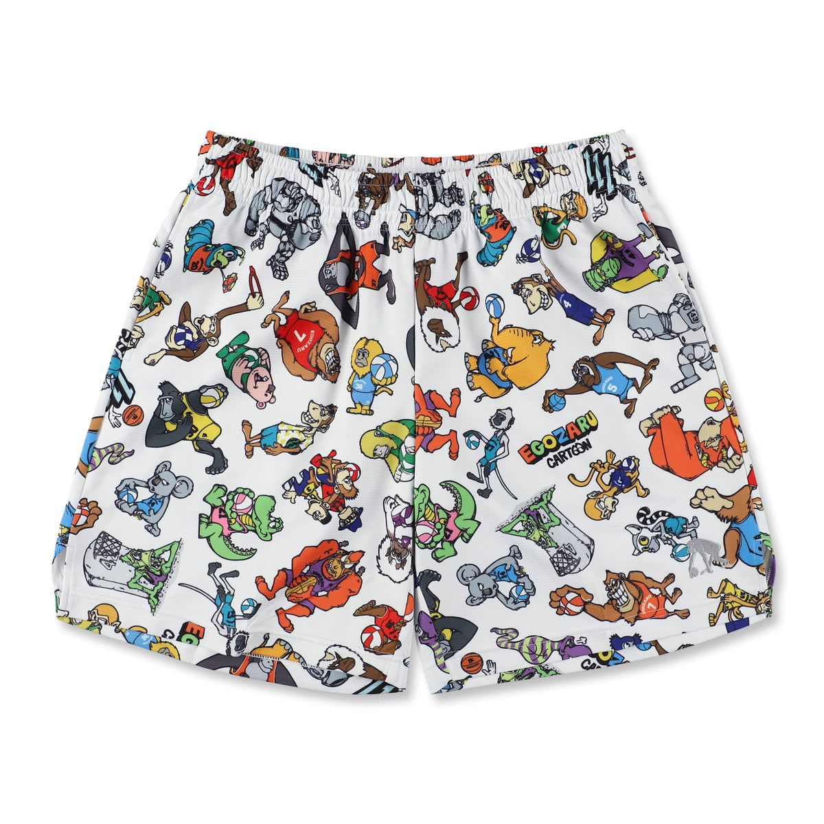 EGOZARU DAY限定 [ひざ上丈] カートゥーン ショートパンツ