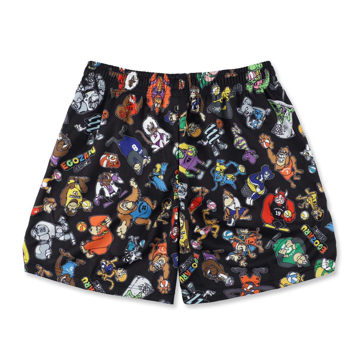 EGOZARU DAY限定 [ひざ上丈] カートゥーン ショートパンツ