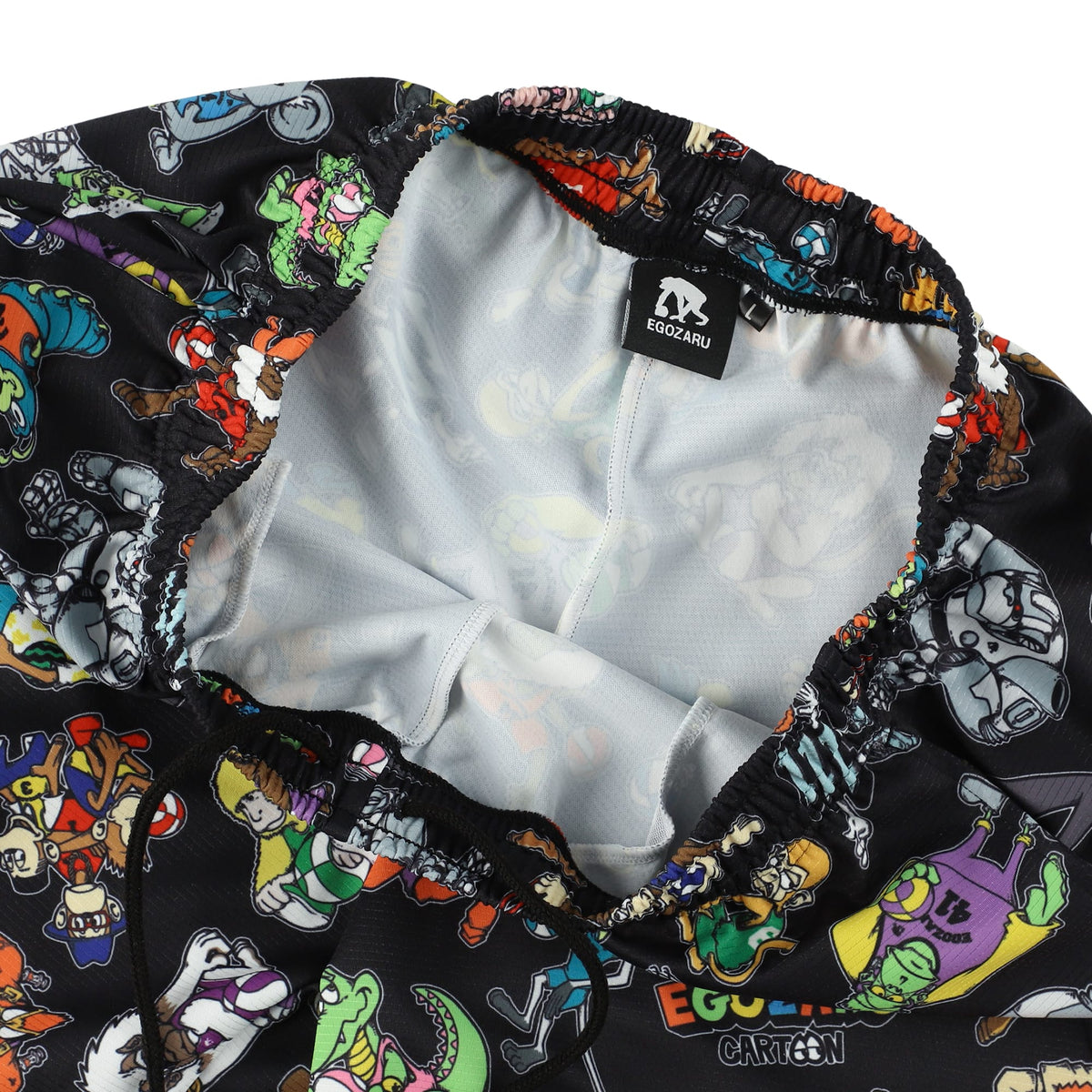 EGOZARU DAY限定 [ひざ上丈] カートゥーン ショートパンツ