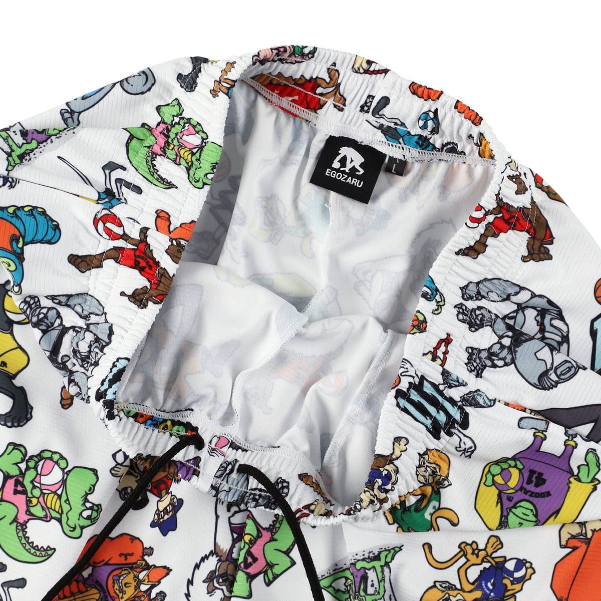 EGOZARU DAY限定 [ひざ上丈] カートゥーン ショートパンツ