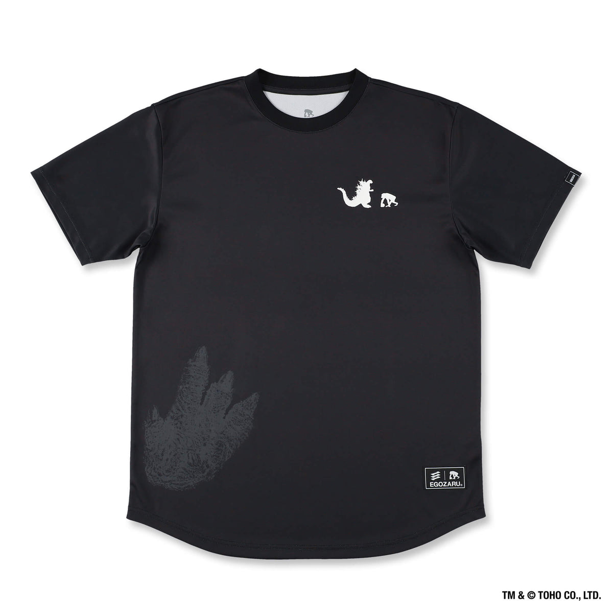 GODZILLA & EGOZARU バックプリント Tシャツ