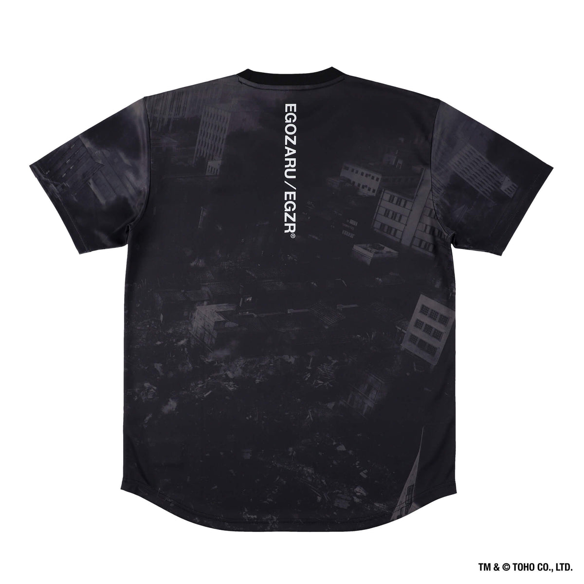GODZILLA & EGOZARU フルプリント Tシャツ