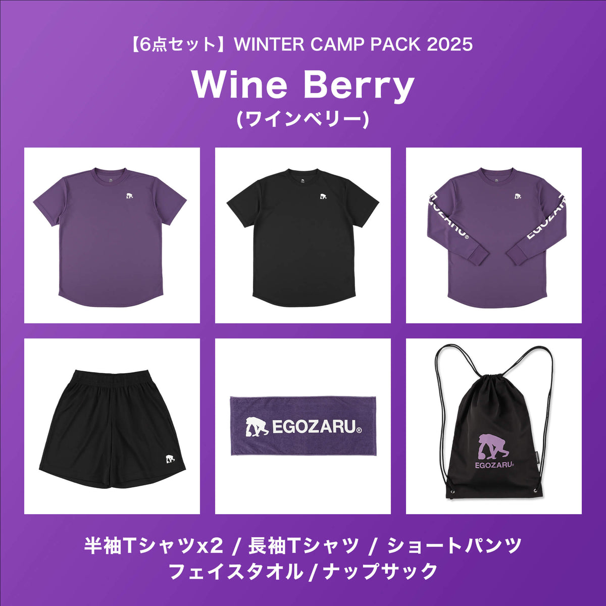 [6-piece set] WINTER CAMP PACK 2025 [※Free shipping not available]