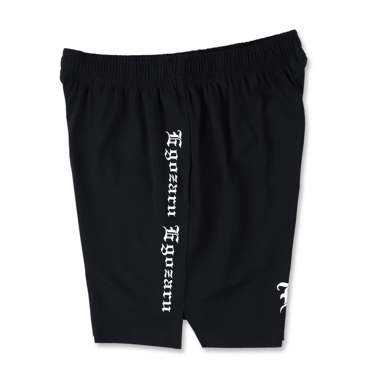 [Length on the knee] Side logo cut -off shorts (EZBH)