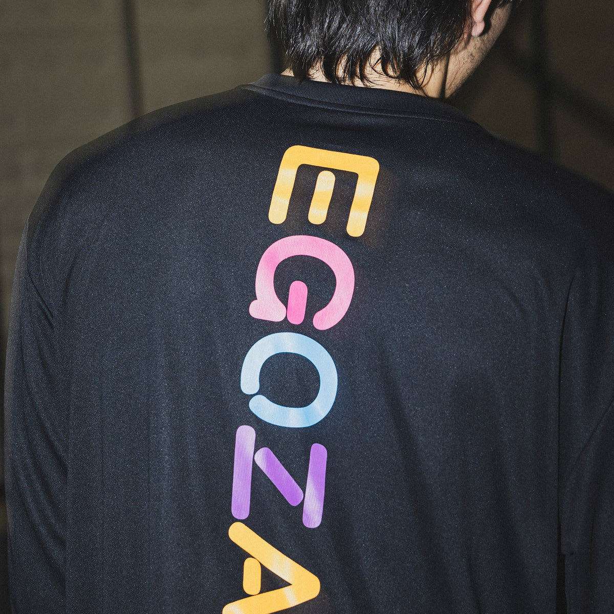 Neon oversized long sleeve T -shirt (EZBH)