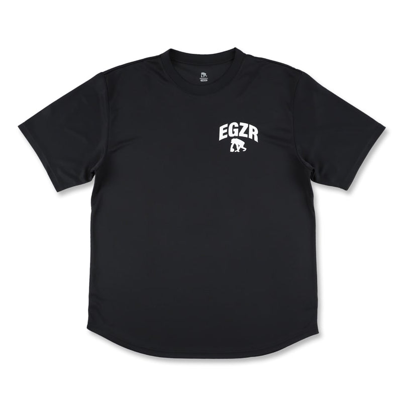 お1人様1点限り】 KUZIRA ピザ 黒 Lサイズ ブラック ロゴTシャツ TEE 