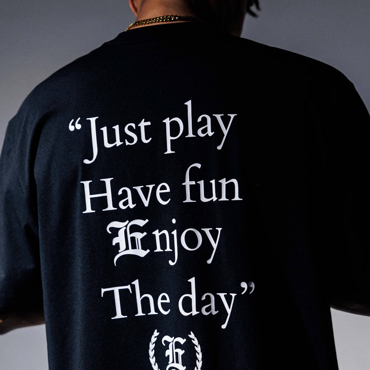 Enjoy the day oversized T -shirt (EZBH)