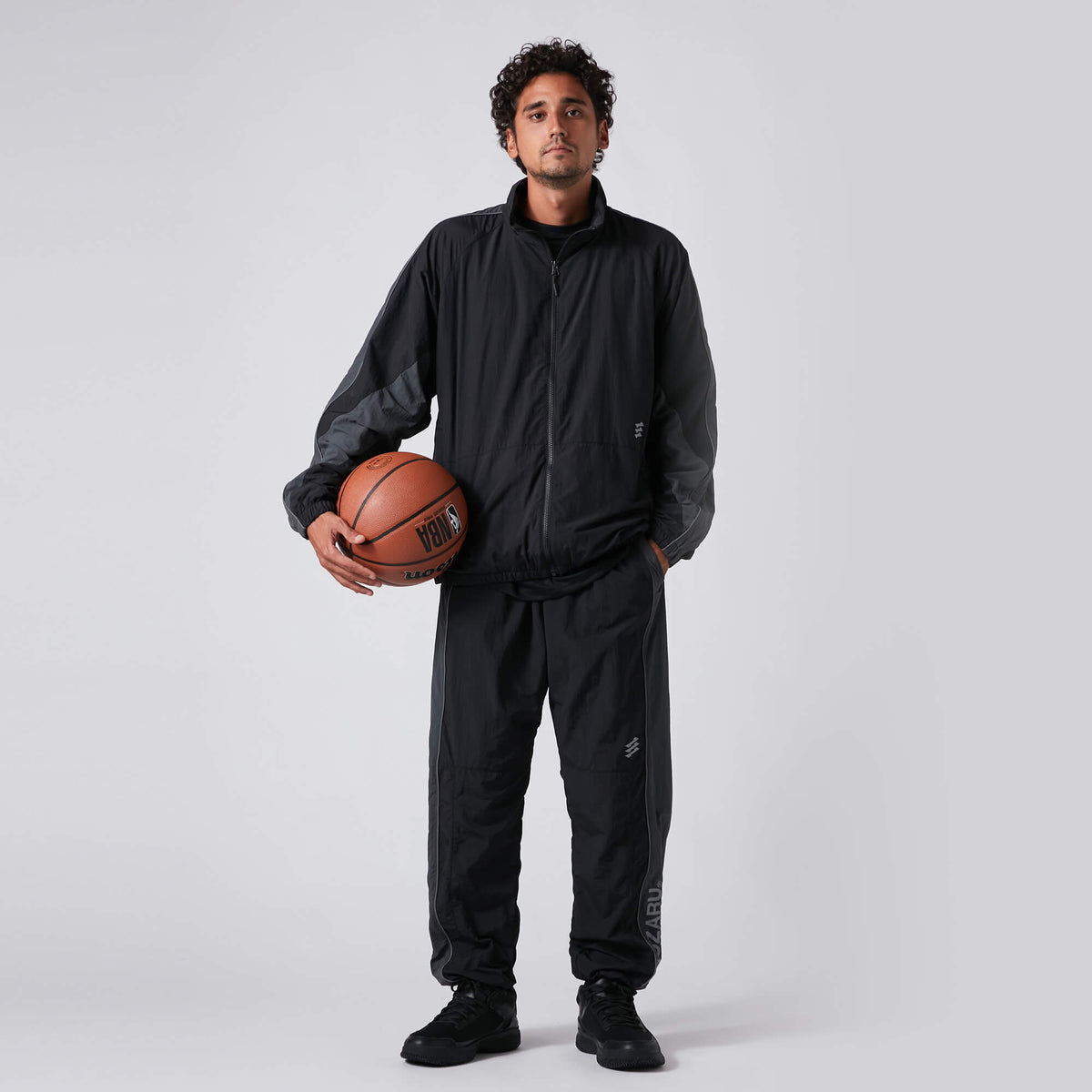 EZ nylon track pants