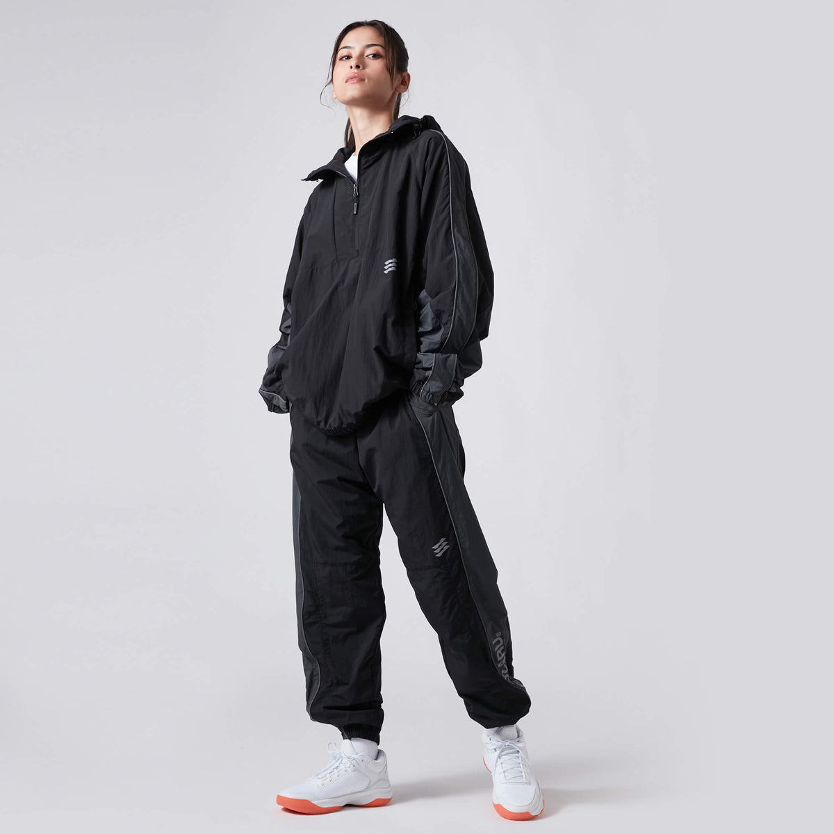 EZ nylon track pants