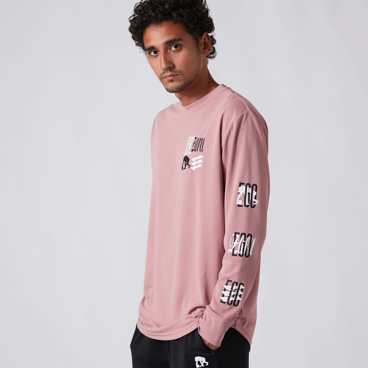 クロッシングロゴ ロングスリーブTシャツ