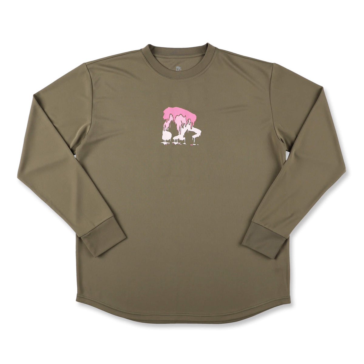 Melt & drip long sleeve T -shirt