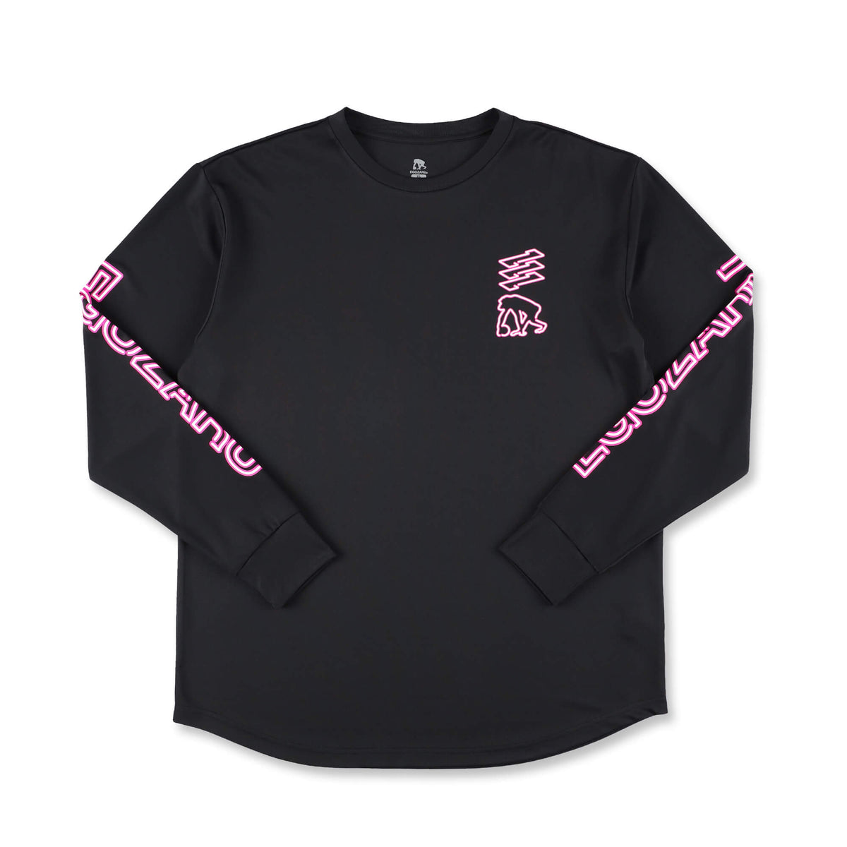 Neon logo long sleeve T -shirt