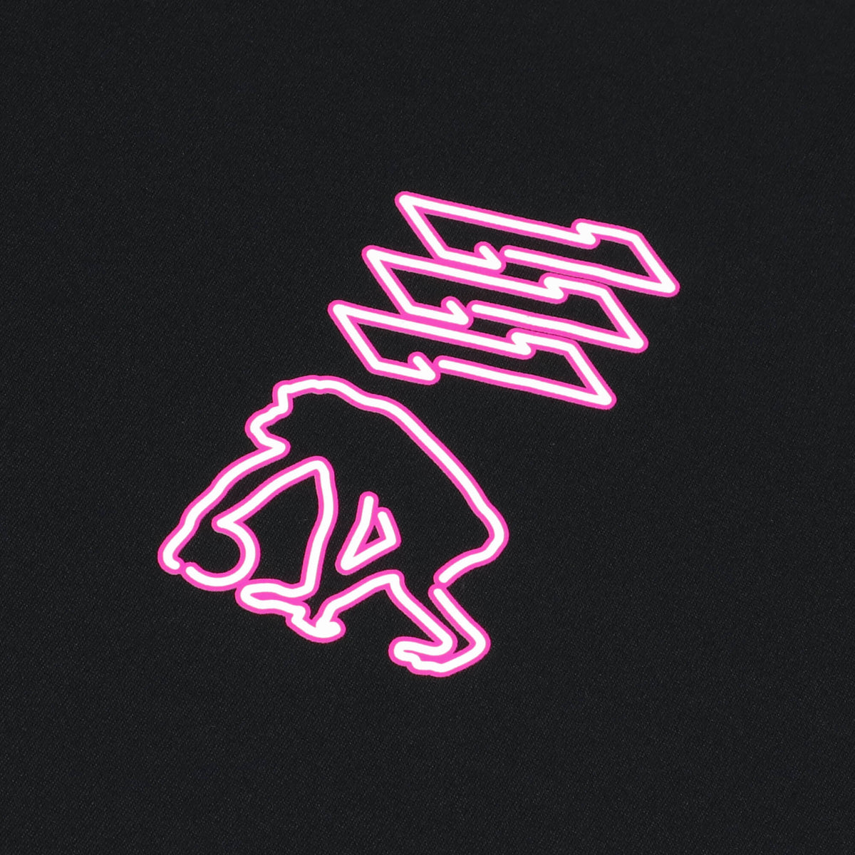 Neon logo long sleeve T -shirt