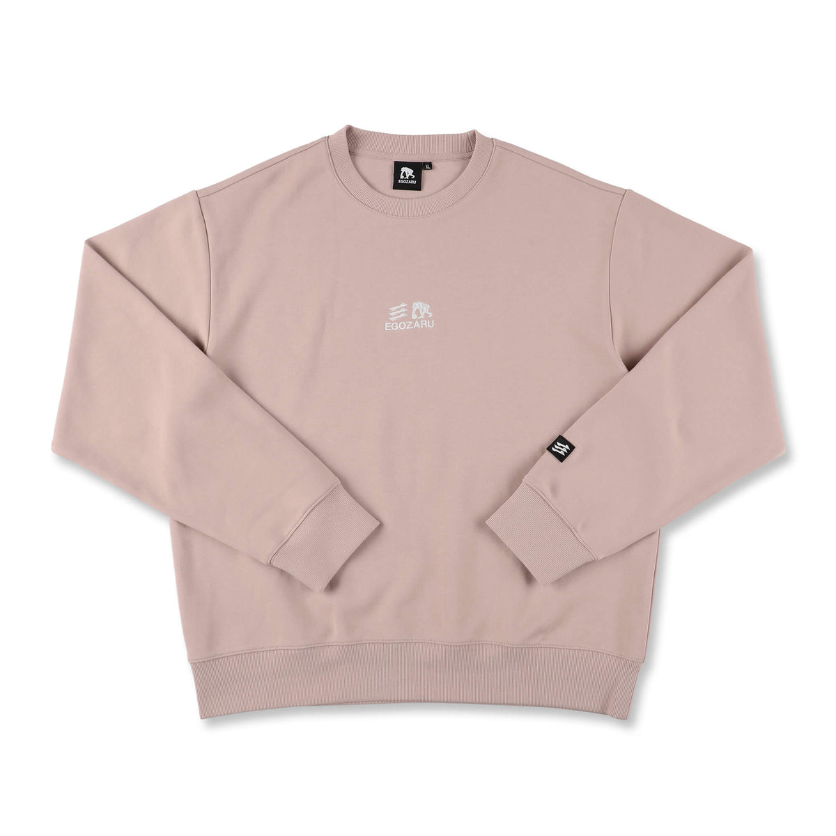 Double face sweat crew neck