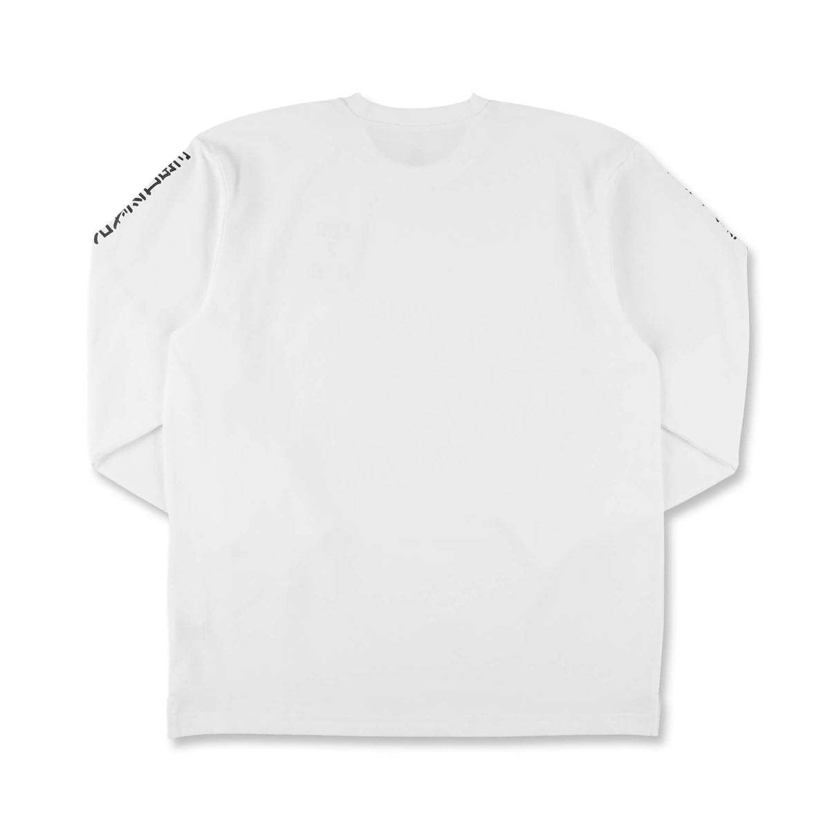BIGシルエット オリエンタルスリーブロゴ ロングスリーブTシャツ