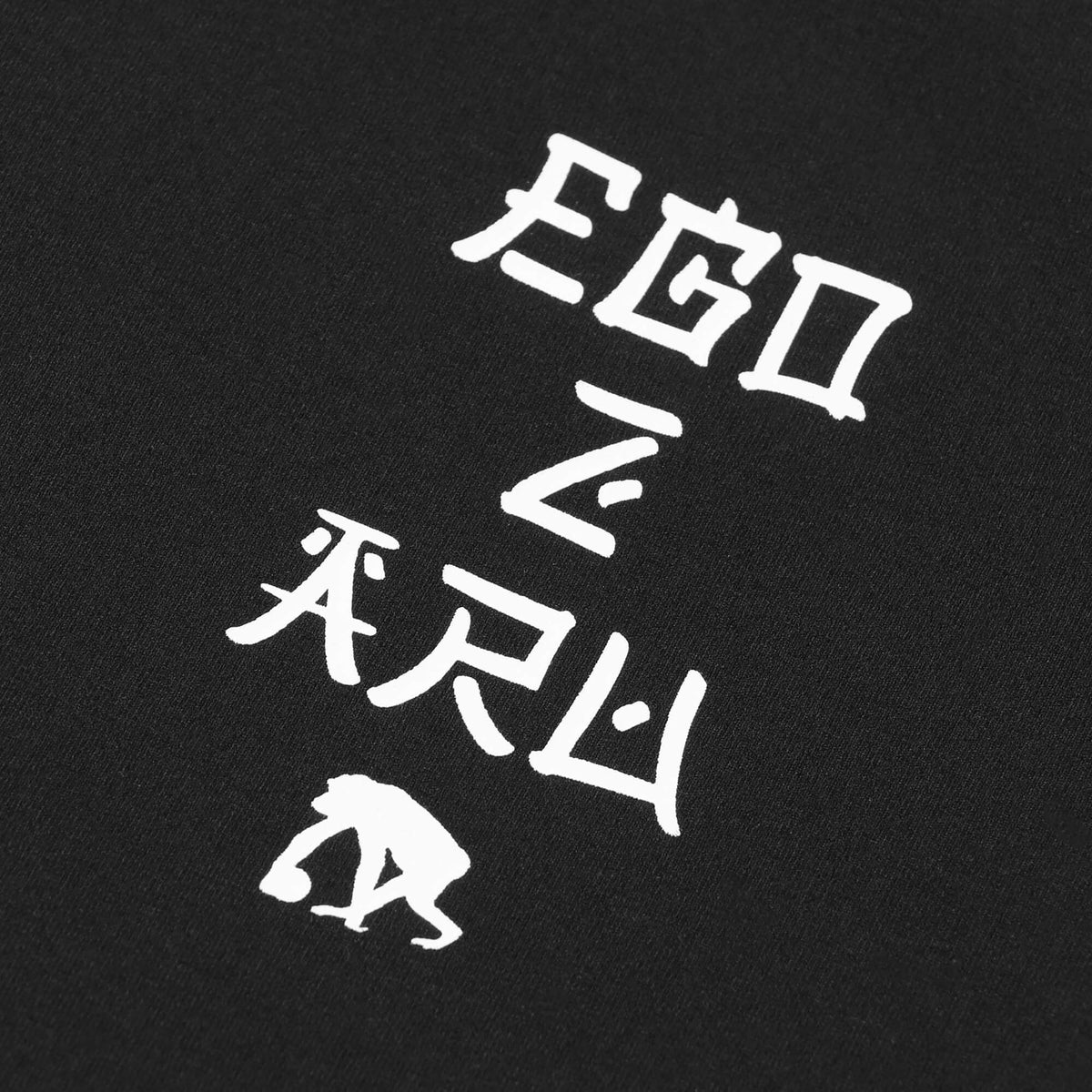 BIGシルエット オリエンタルスリーブロゴ ロングスリーブTシャツ