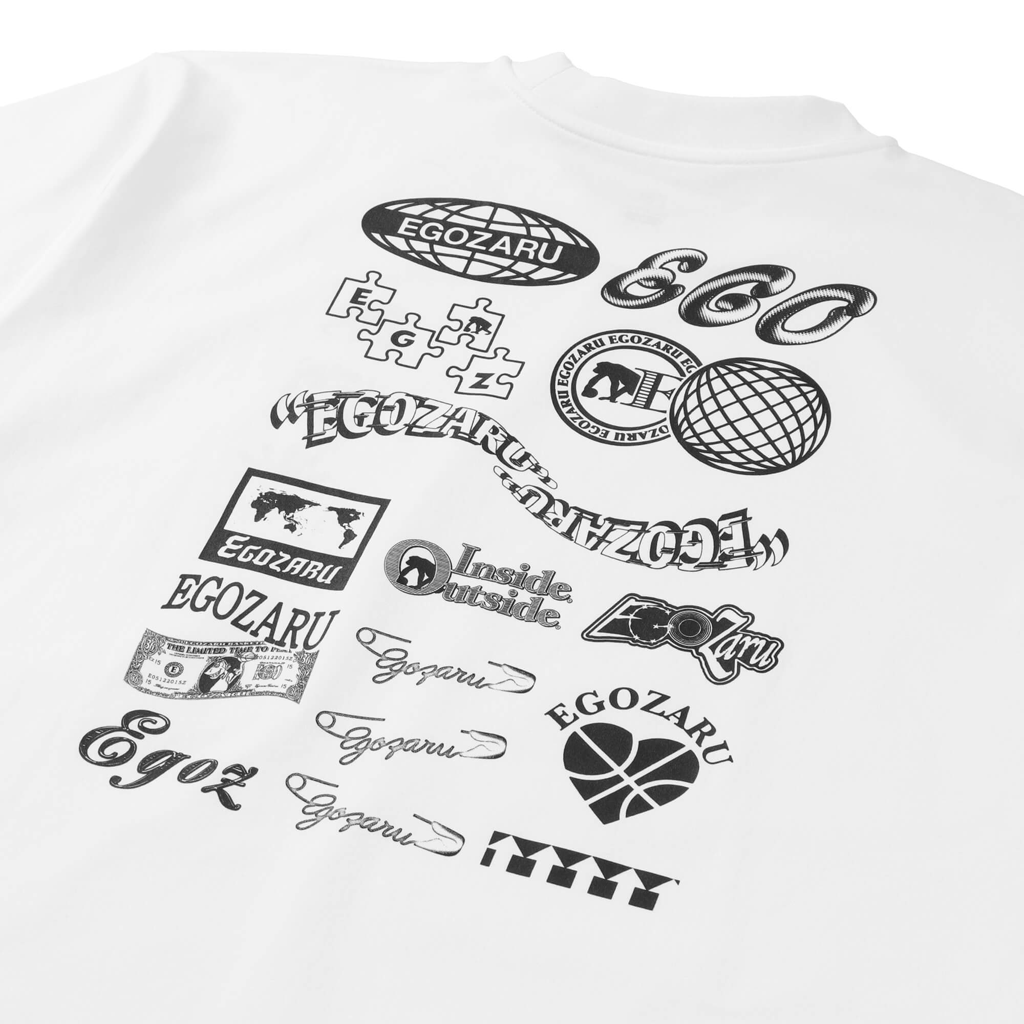 BIGシルエット アイコンバックプリント ロングスリーブTシャツ