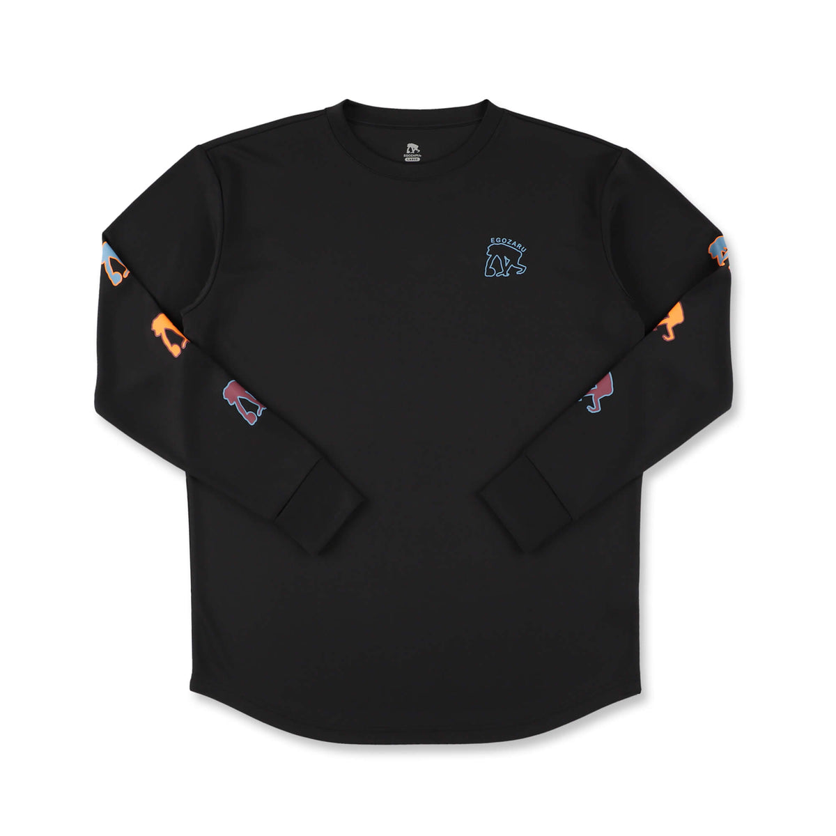 ディファレントスリーブロゴ ロングスリーブTシャツ