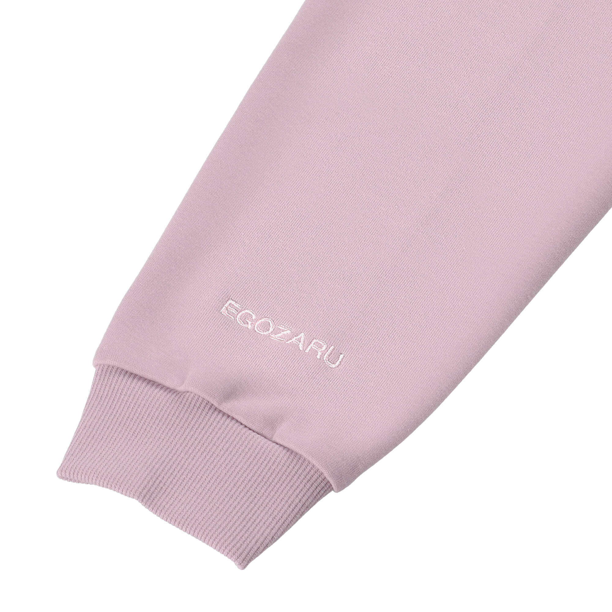 ぱーぷる ダブルフェイス スウェット シェニールパッチ ZIPアップパーカ