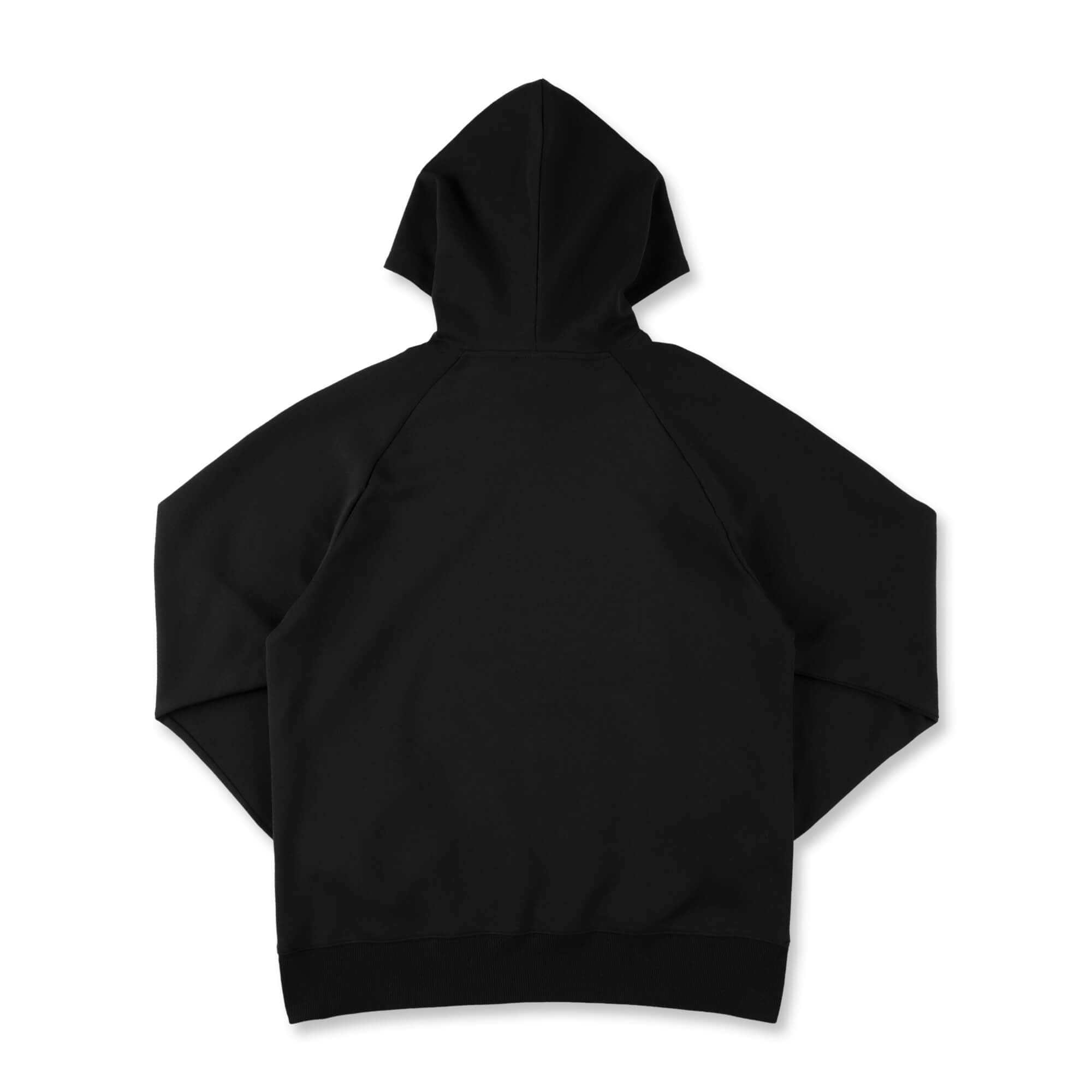 ダブルフェイス スウェット シェニールパッチ プルオーバーパーカ