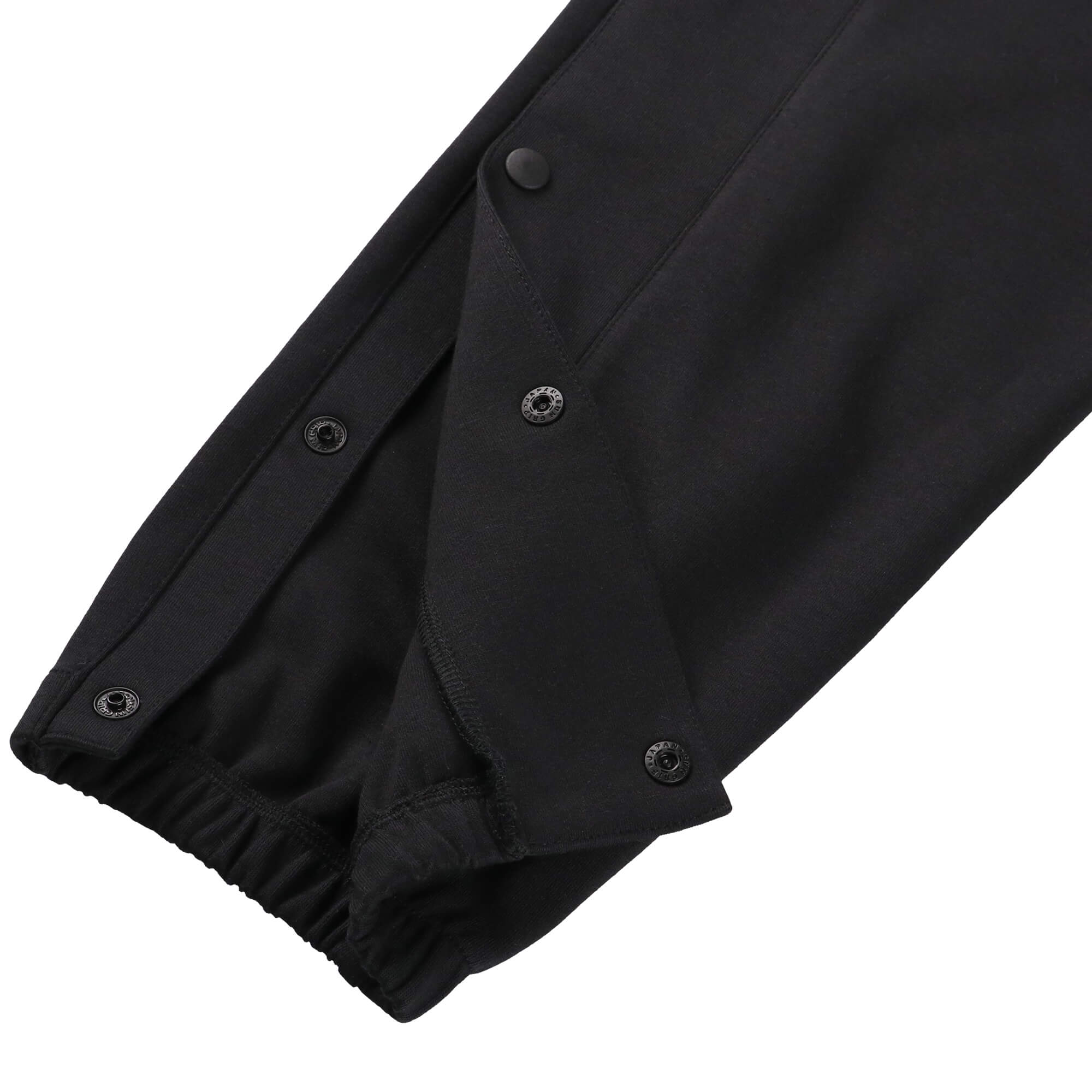 ダブルフェイス スウェット シェニールパッチ フルオープン ワイド