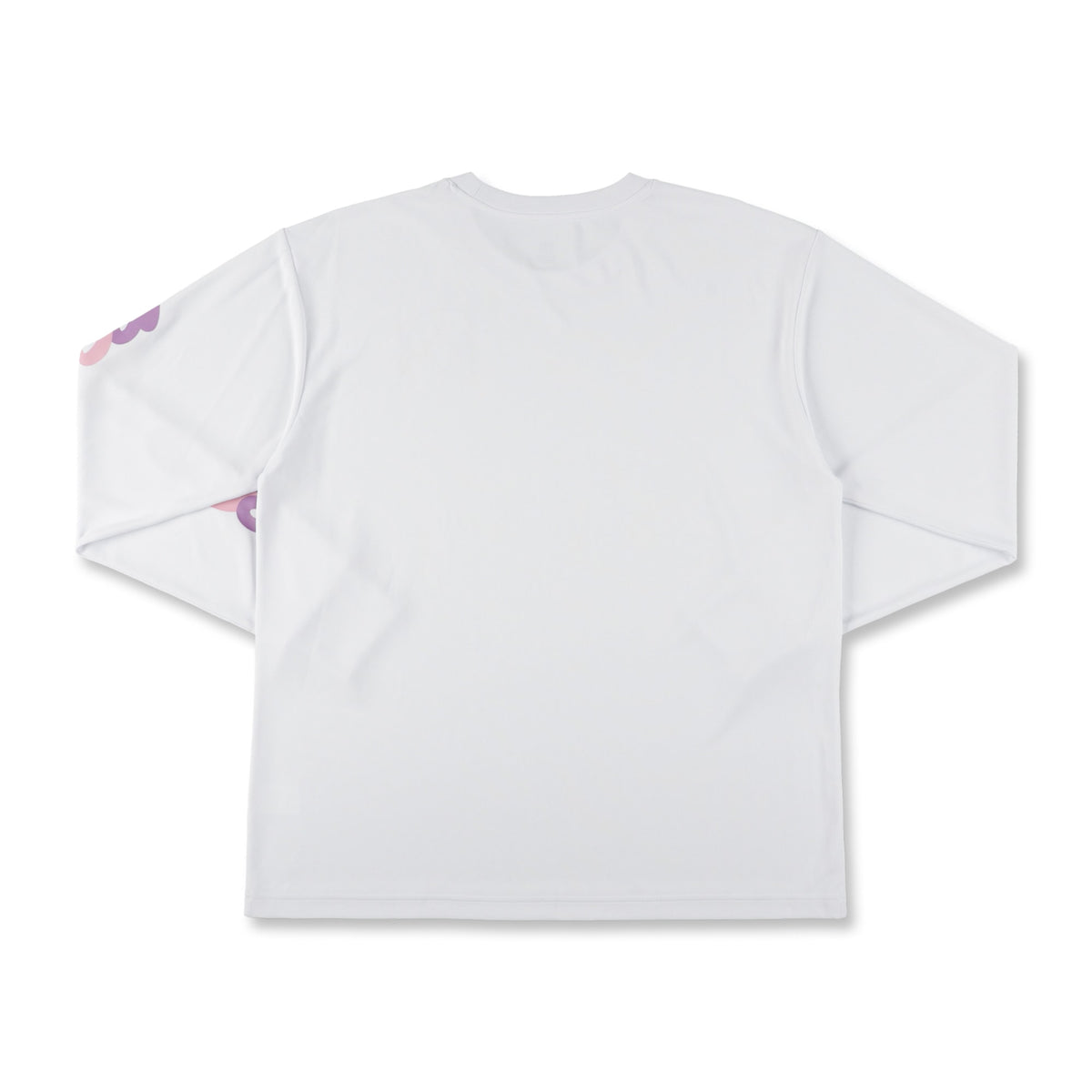 Multi-script sleeve print long sleeve T-shirt